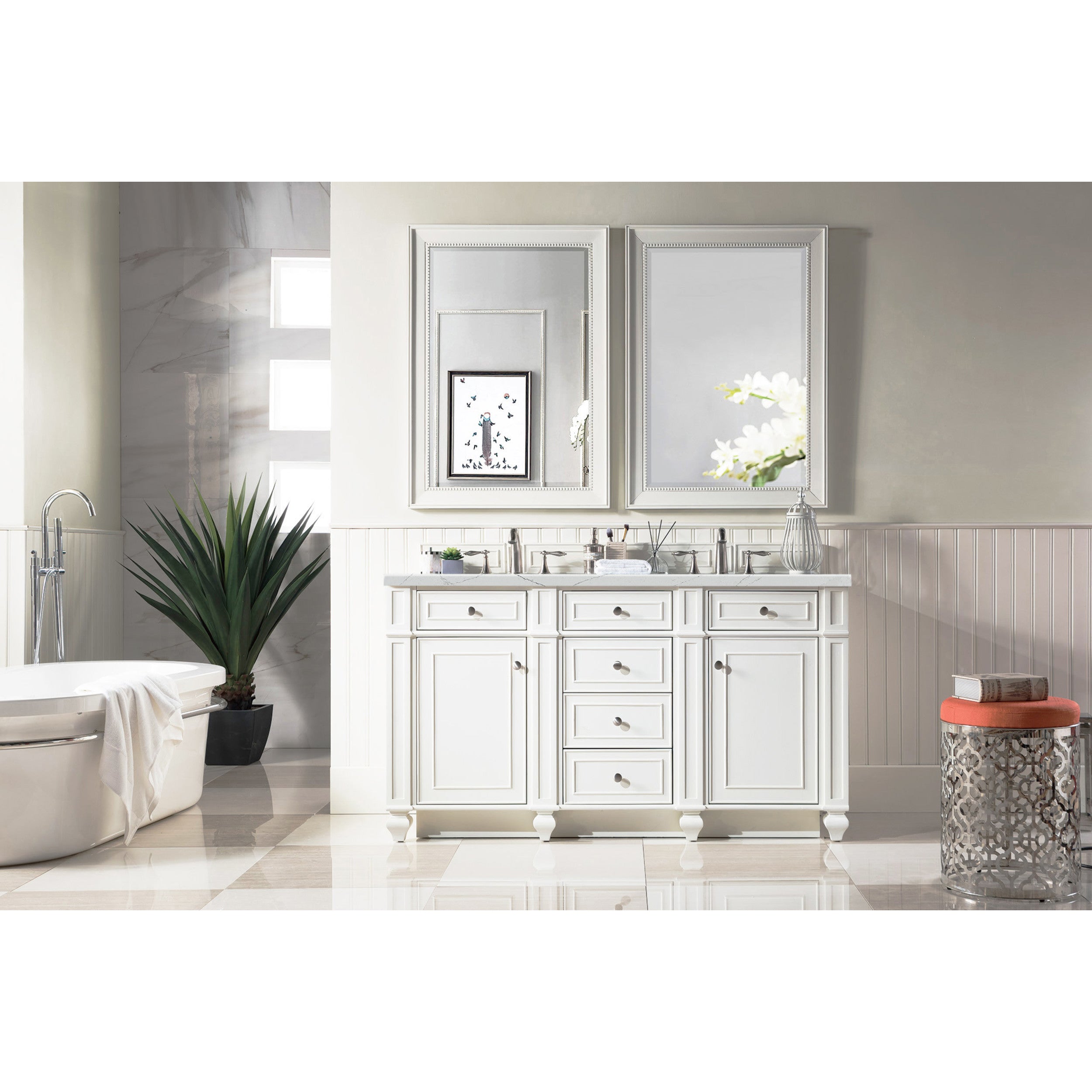 Bright White / Ethereal Noctis - 3 Faucet Holes