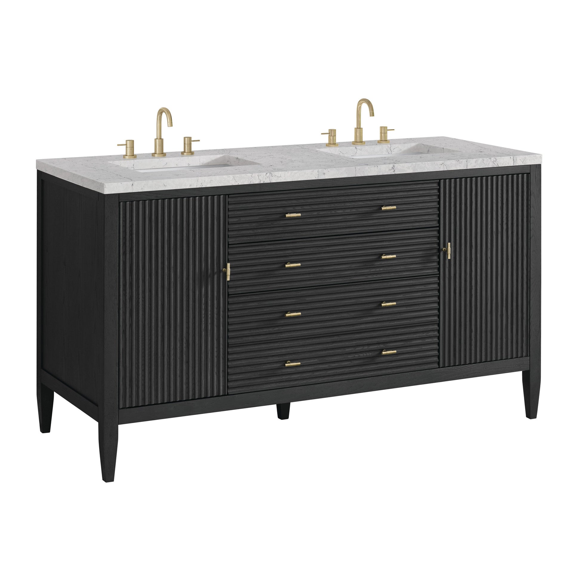 Carbon Oak / Eternal Jasmine Pearl - 3 Faucet Holes
