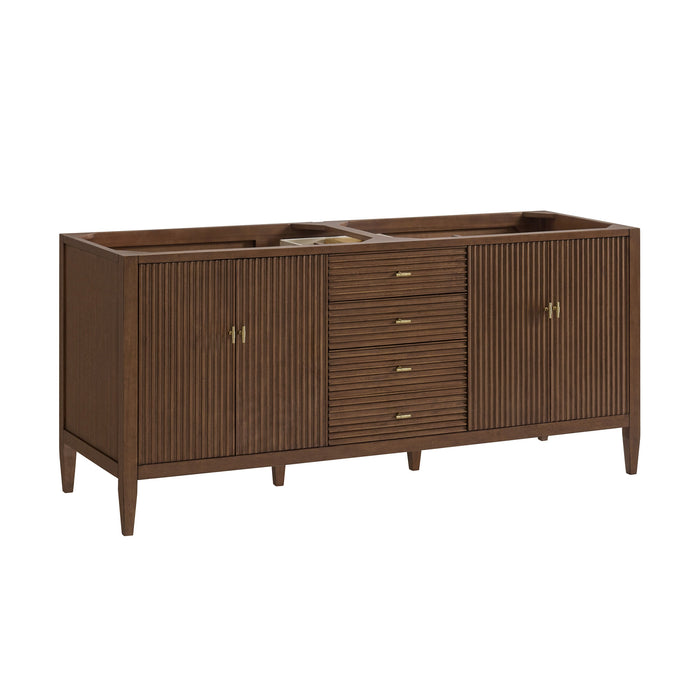 Mid-Century Walnut / White Zeus - 3 Faucet Holes