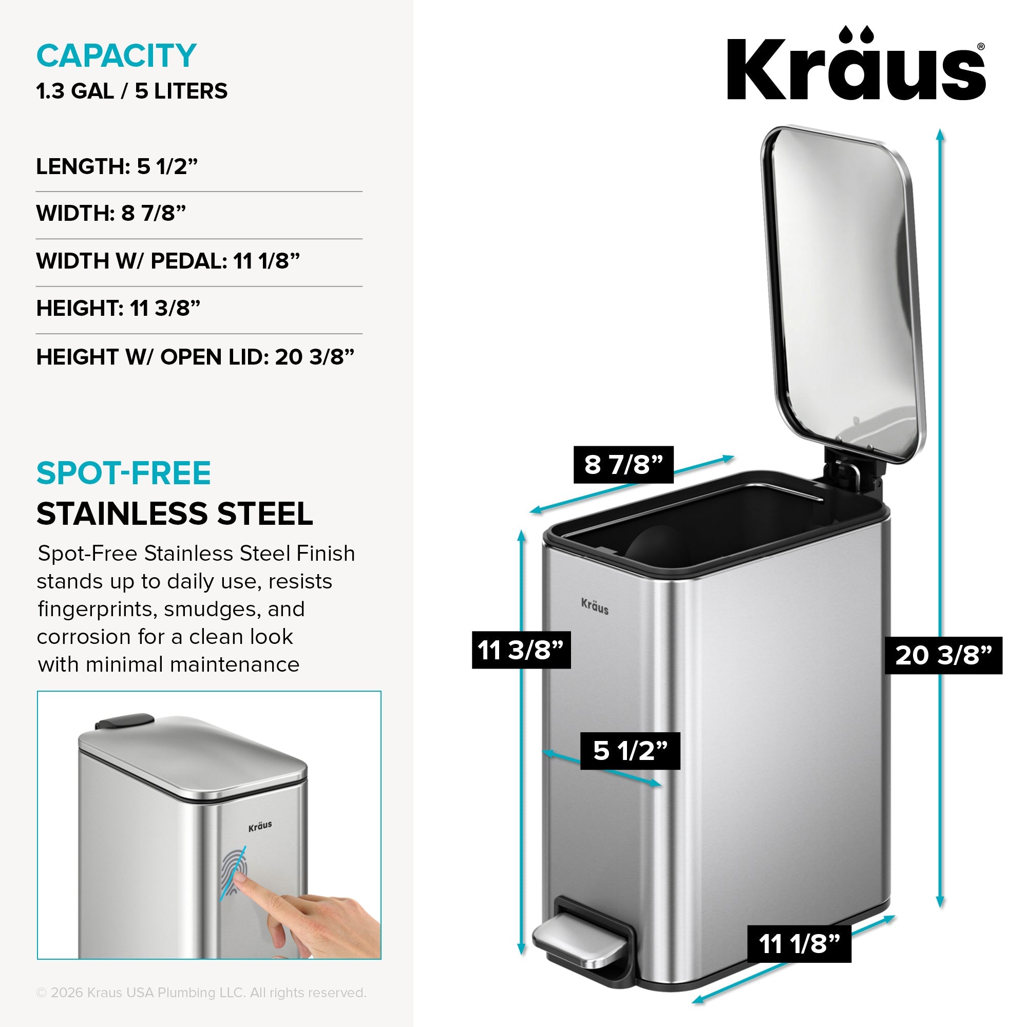 Spot Free Stainless Steel