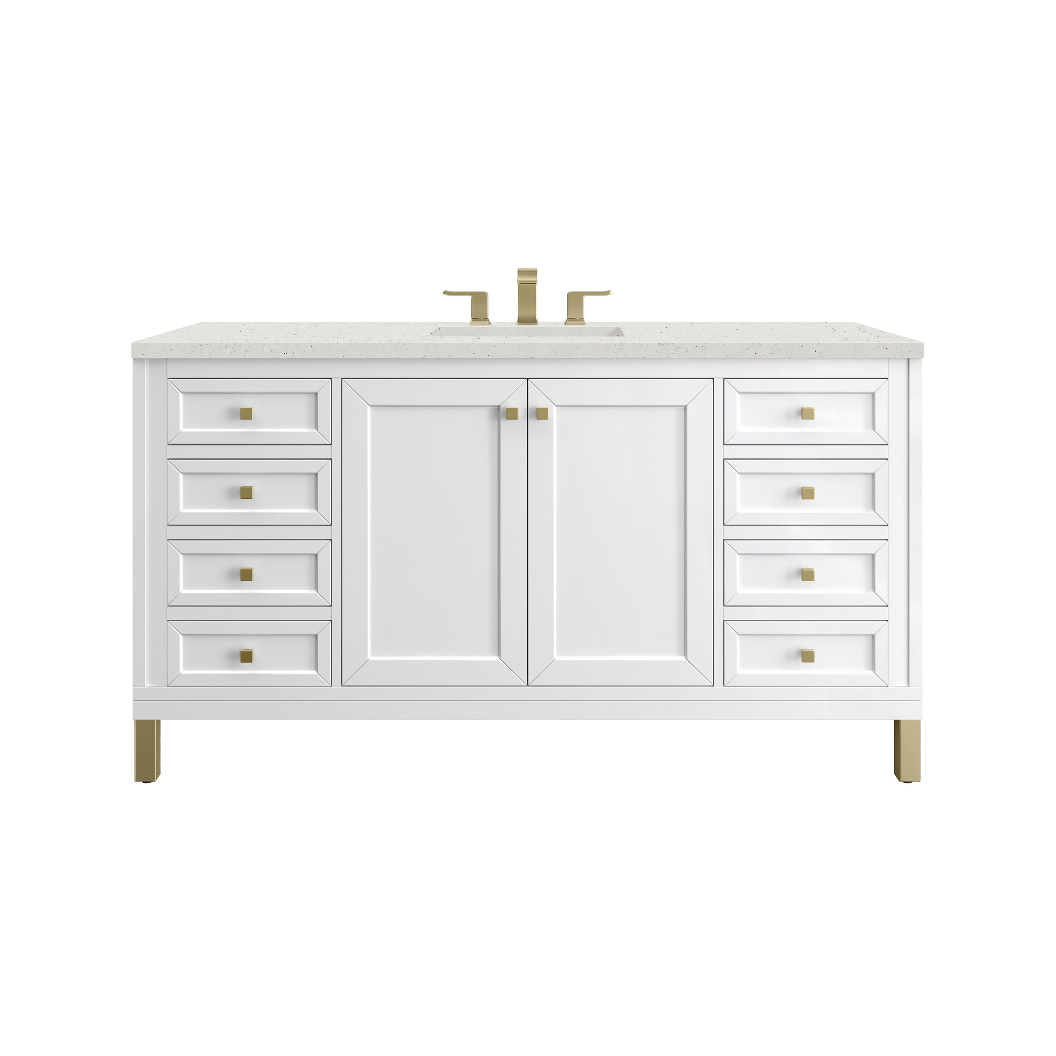 Glossy White / Lime Delight - 3 Faucet Holes