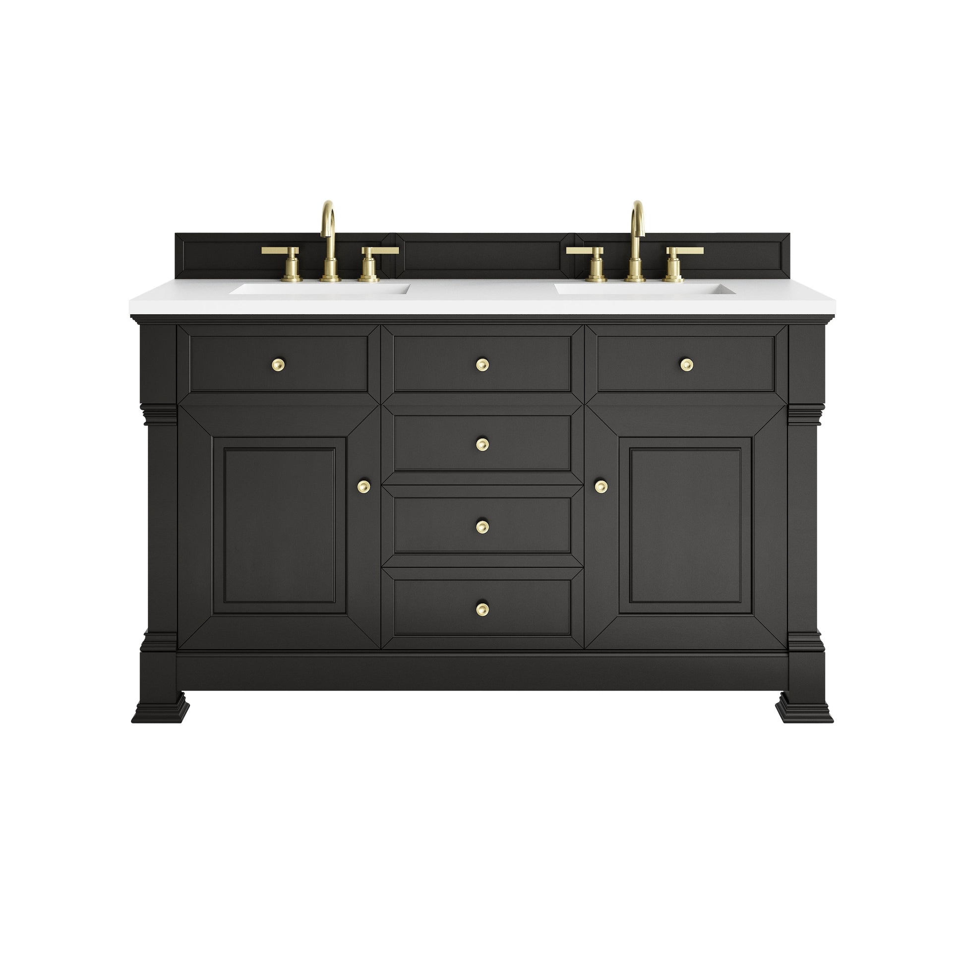Black Onyx / White Zeus - 3 Faucet Holes