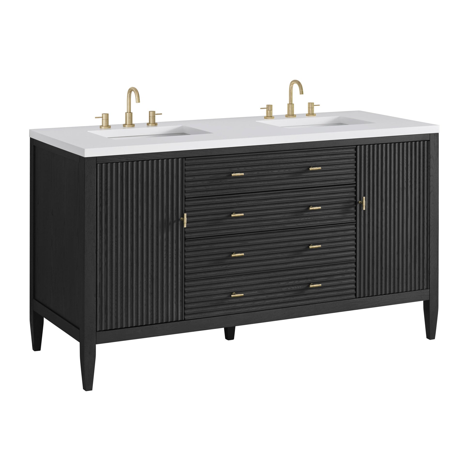 Carbon Oak / No Countertop