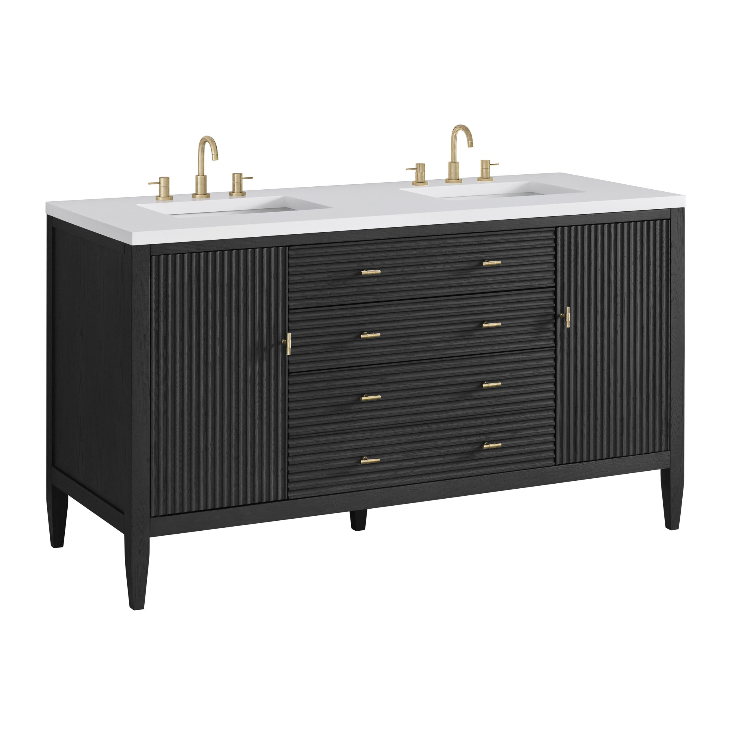 Carbon Oak / No Countertop