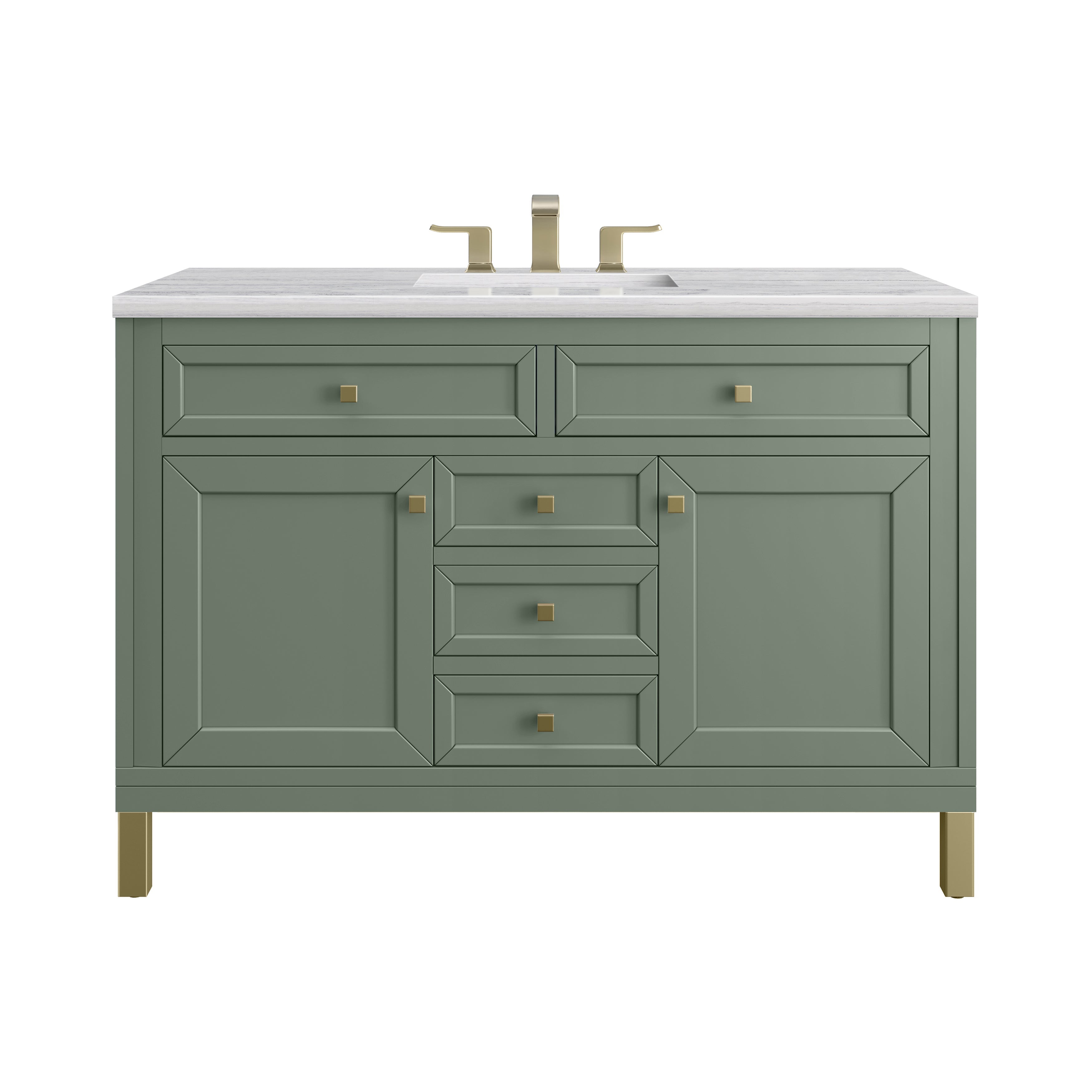 Smokey Celadon / Arctic Fall - 3 Faucet Holes
