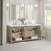 Whitewashed Oak / White Zeus - 3 Faucet Holes