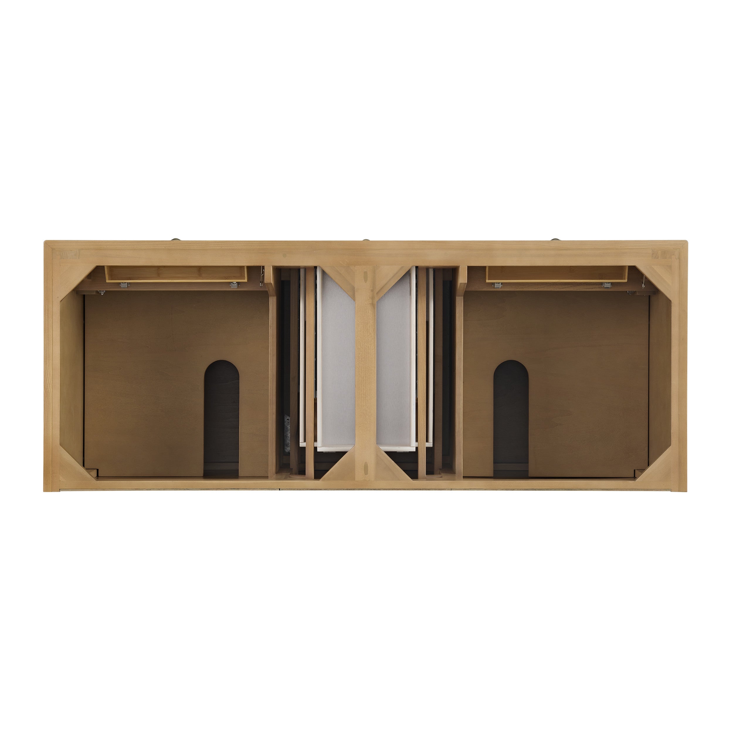 Light Natural Oak / White Zeus - 3 Faucet Holes