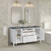 Bright White / Parisien Bleu - 3 Faucet Holes