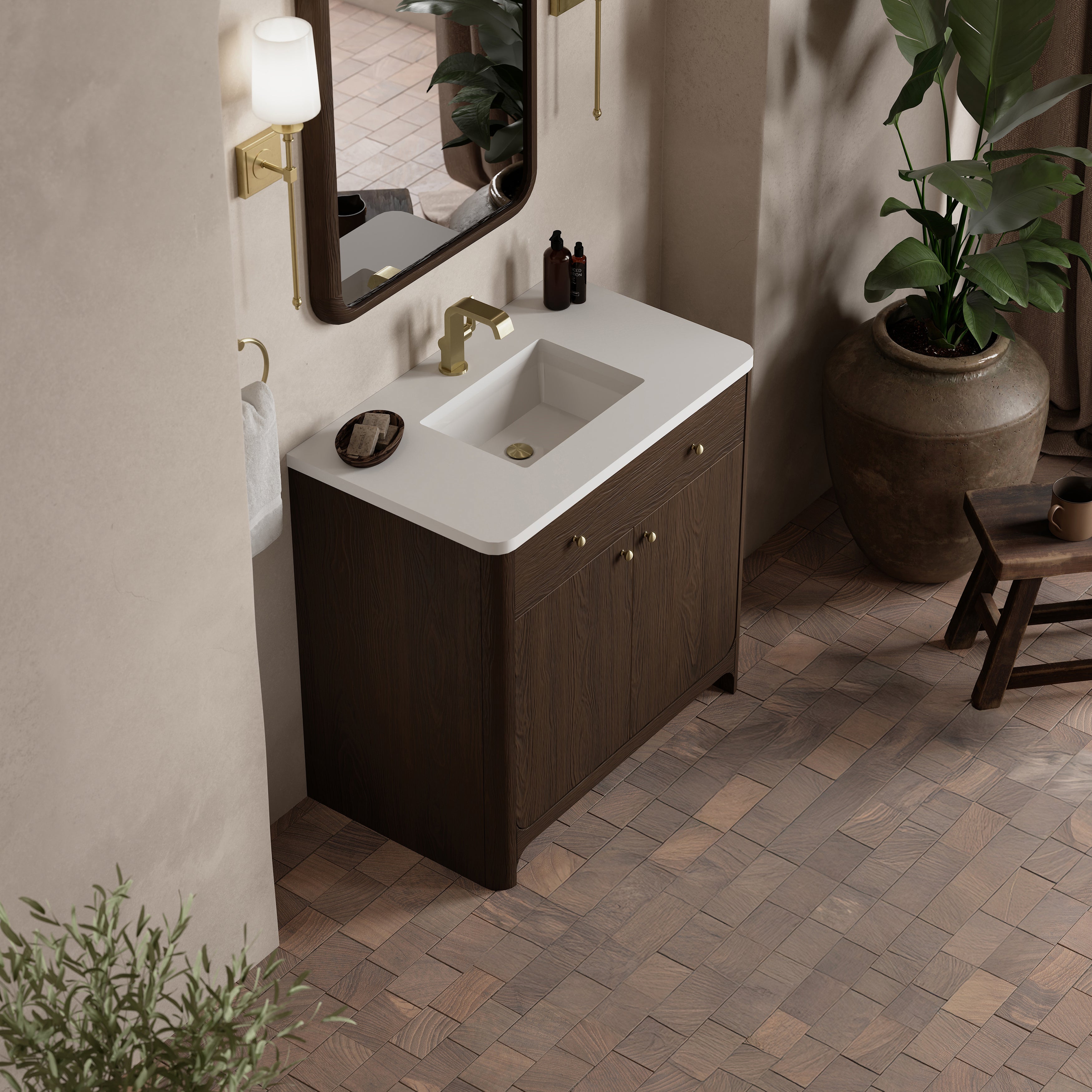 Sable / White Zeus - 1 Faucet Hole