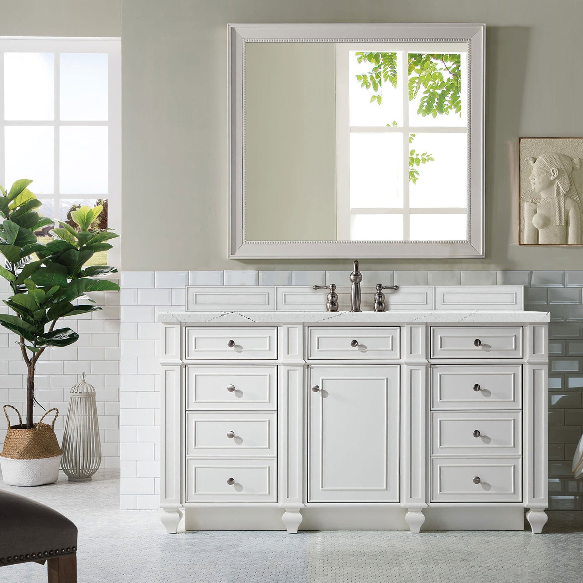 Bright White / Ethereal Noctis - 3 Faucet Holes