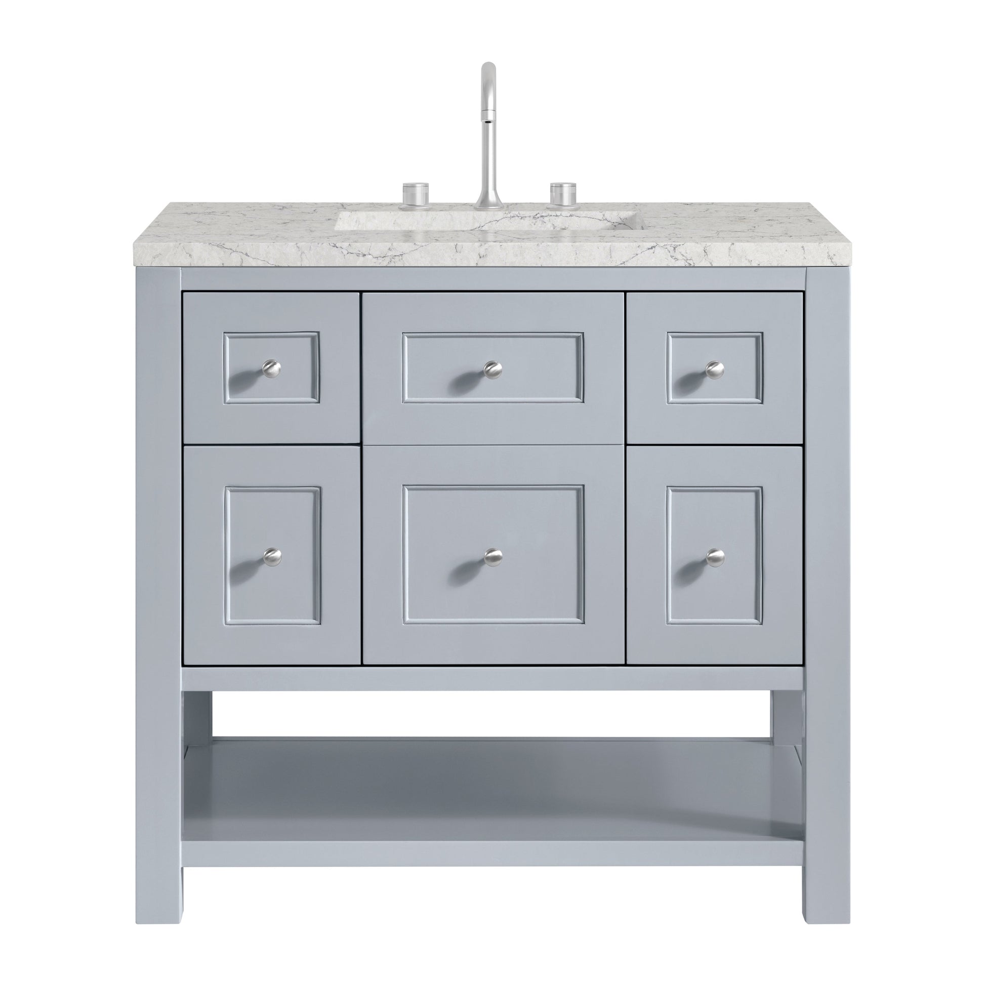 Serenity Blue / Eternal Jasmine Pearl - 3 Faucet Holes