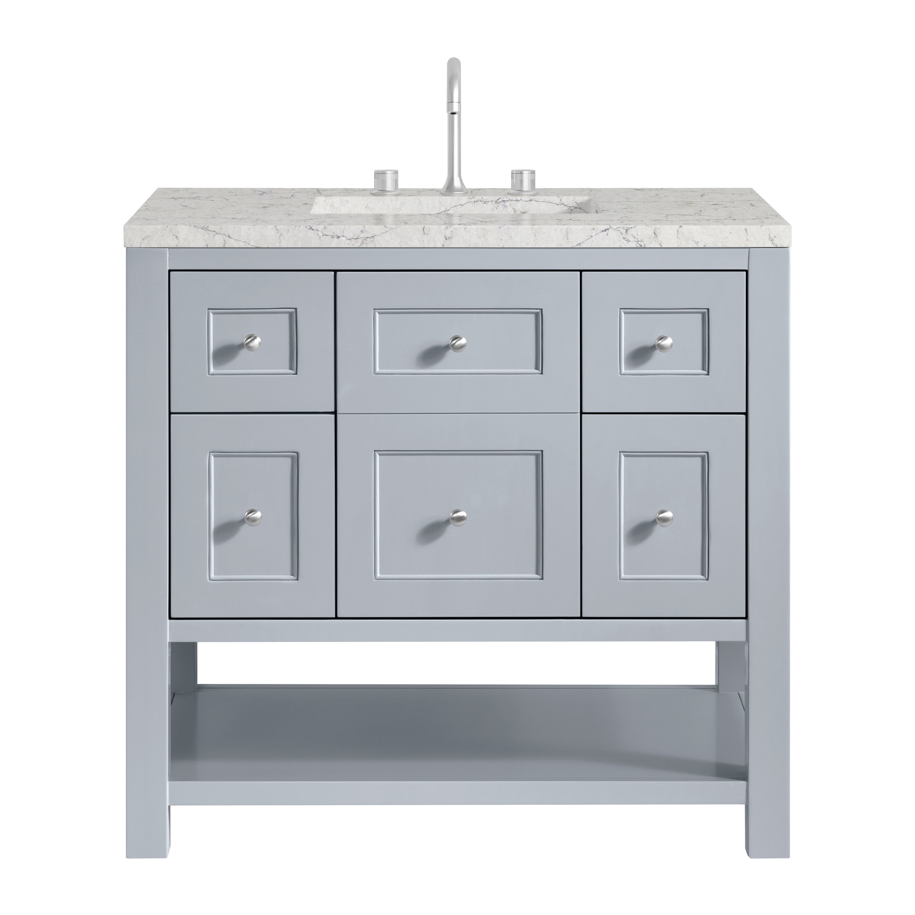 Serenity Blue / Eternal Jasmine Pearl - 3 Faucet Holes