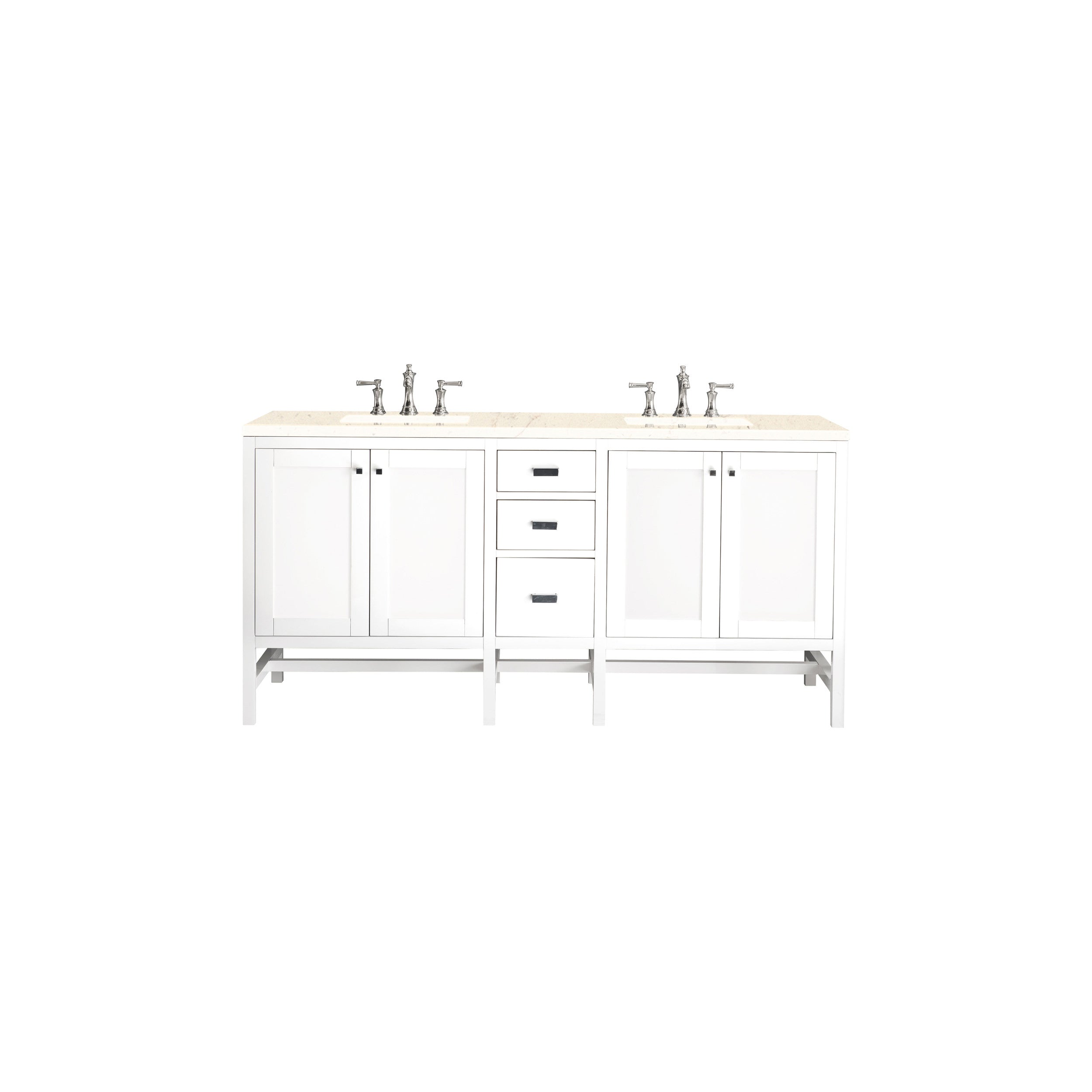 Glossy White / Eternal Marfil - 3 Faucet Holes