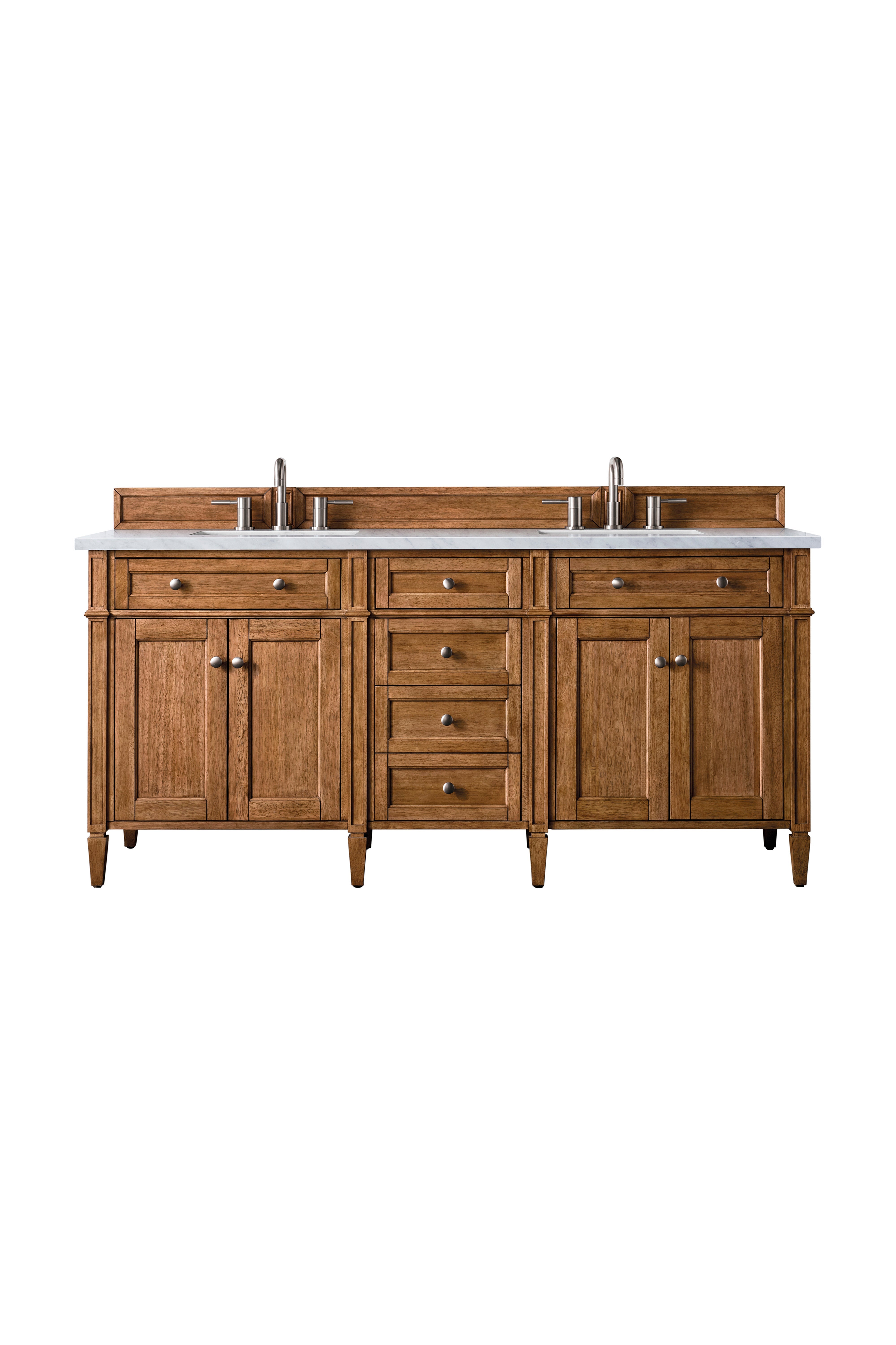 Saddle Brown / Eternal Jasmine Pearl - 3 Faucet Holes
