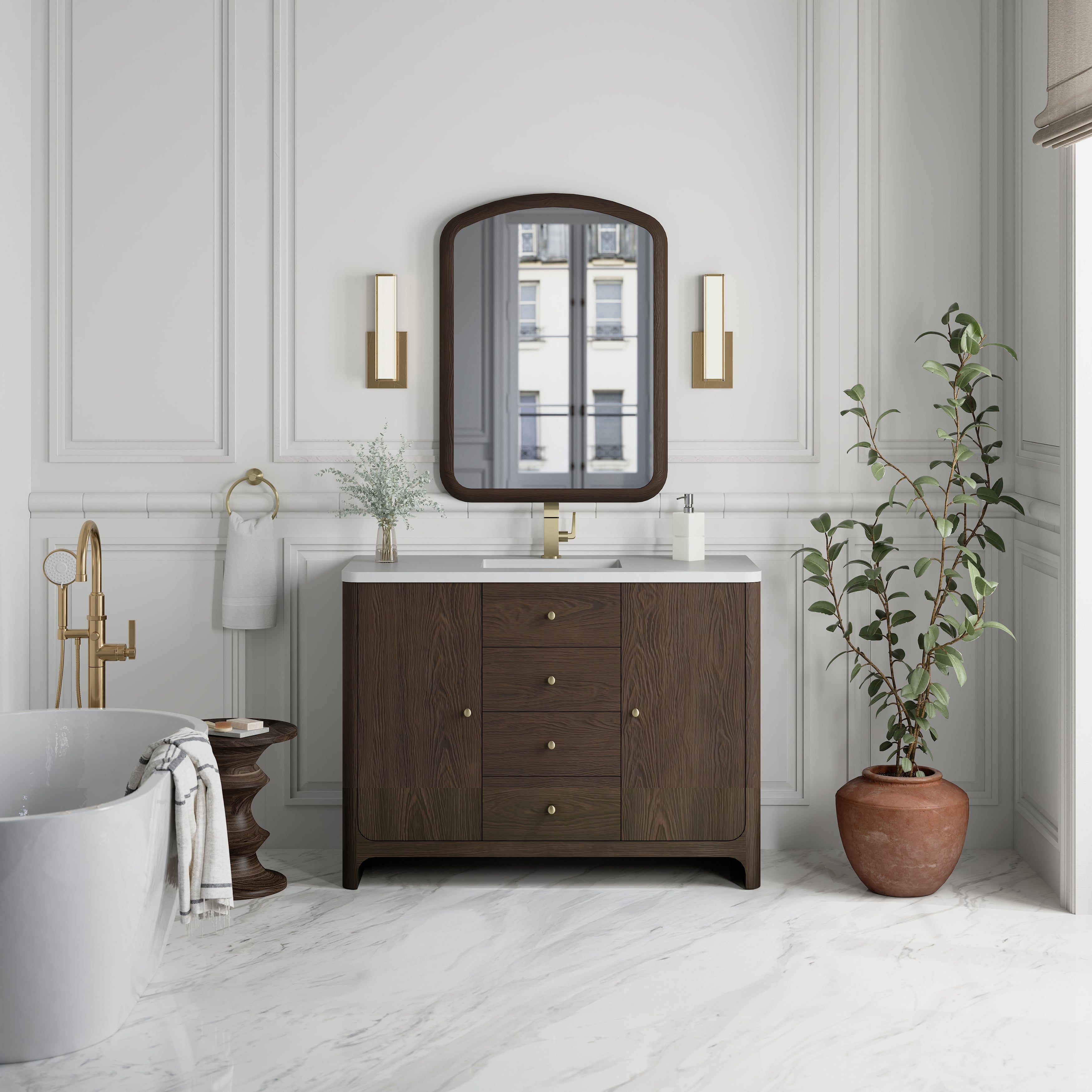 Sable / White Zeus - 1 Faucet Hole