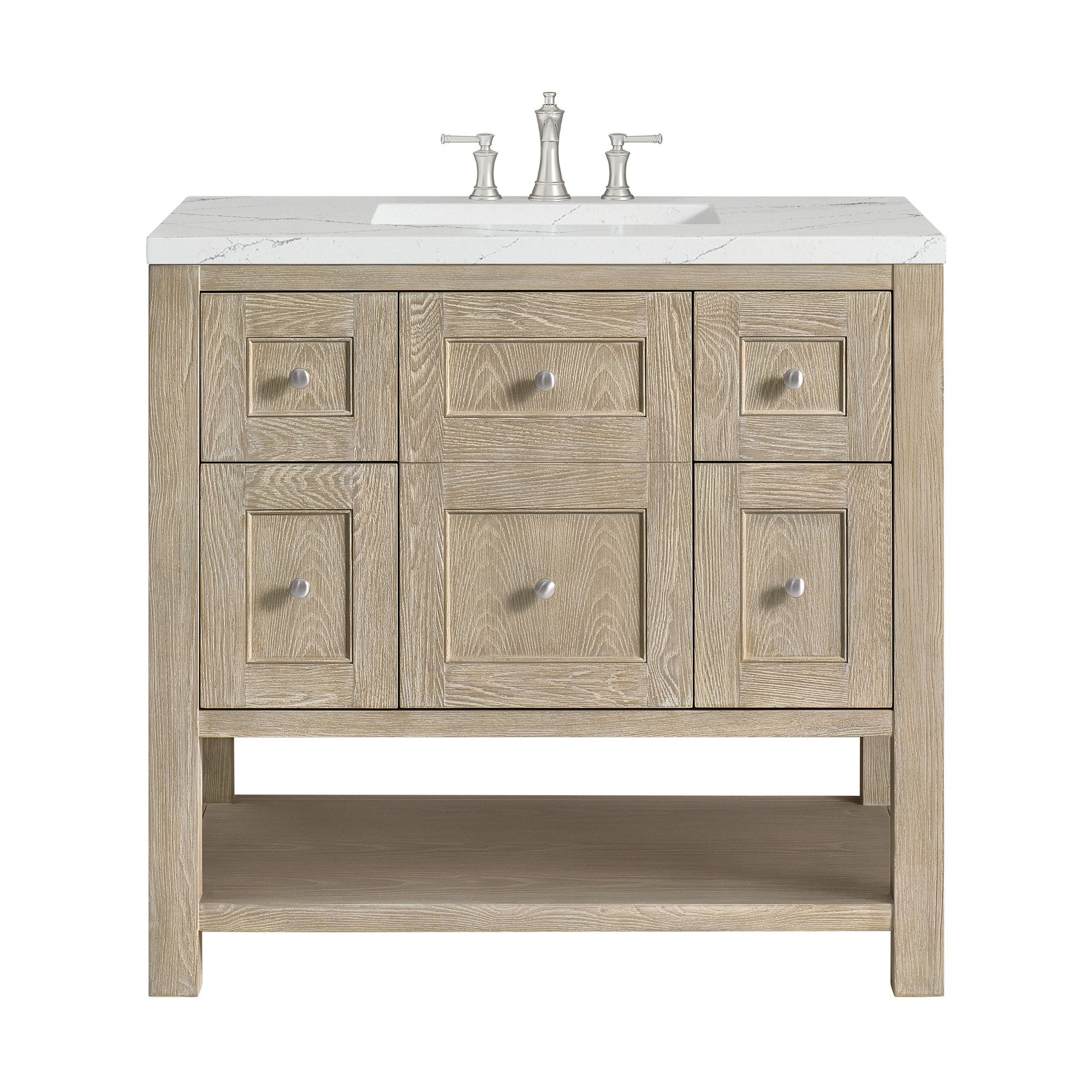 Whitewashed Oak / Ethereal Noctis - 3 Faucet Holes