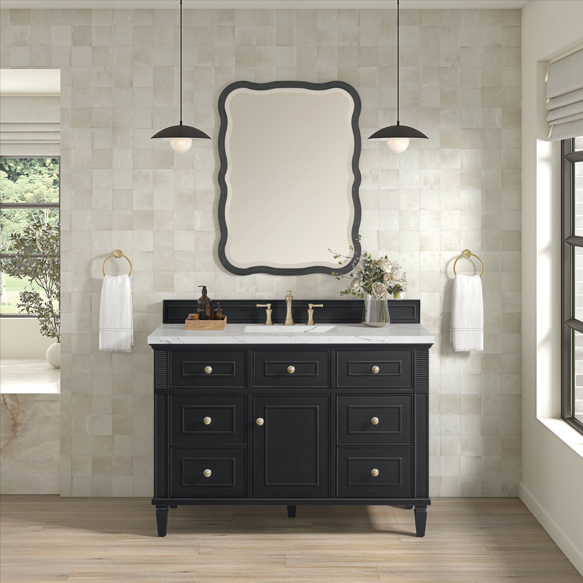 Black Onyx / Ethereal Noctis - 3 Faucet Holes