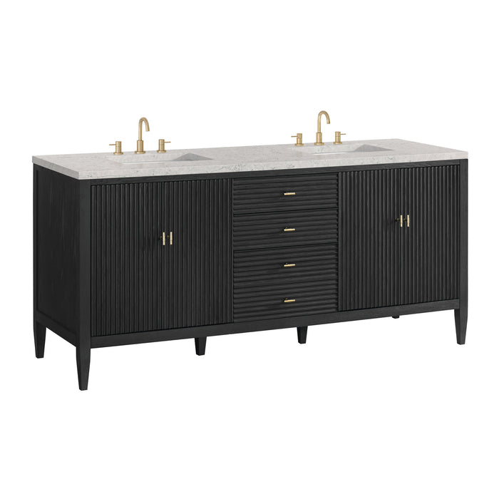 Carbon Oak / Eternal Jasmine Pearl - 3 Faucet Holes