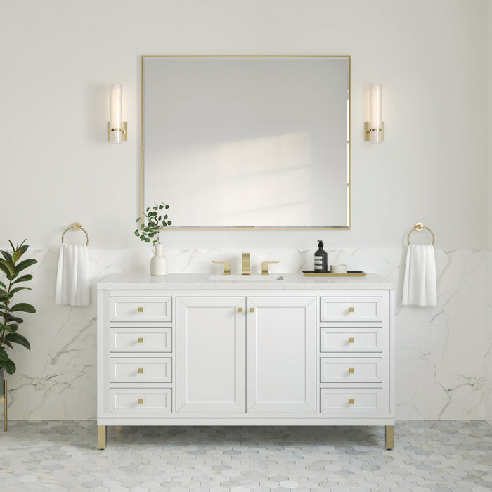 Glossy White / Lime Delight - 3 Faucet Holes
