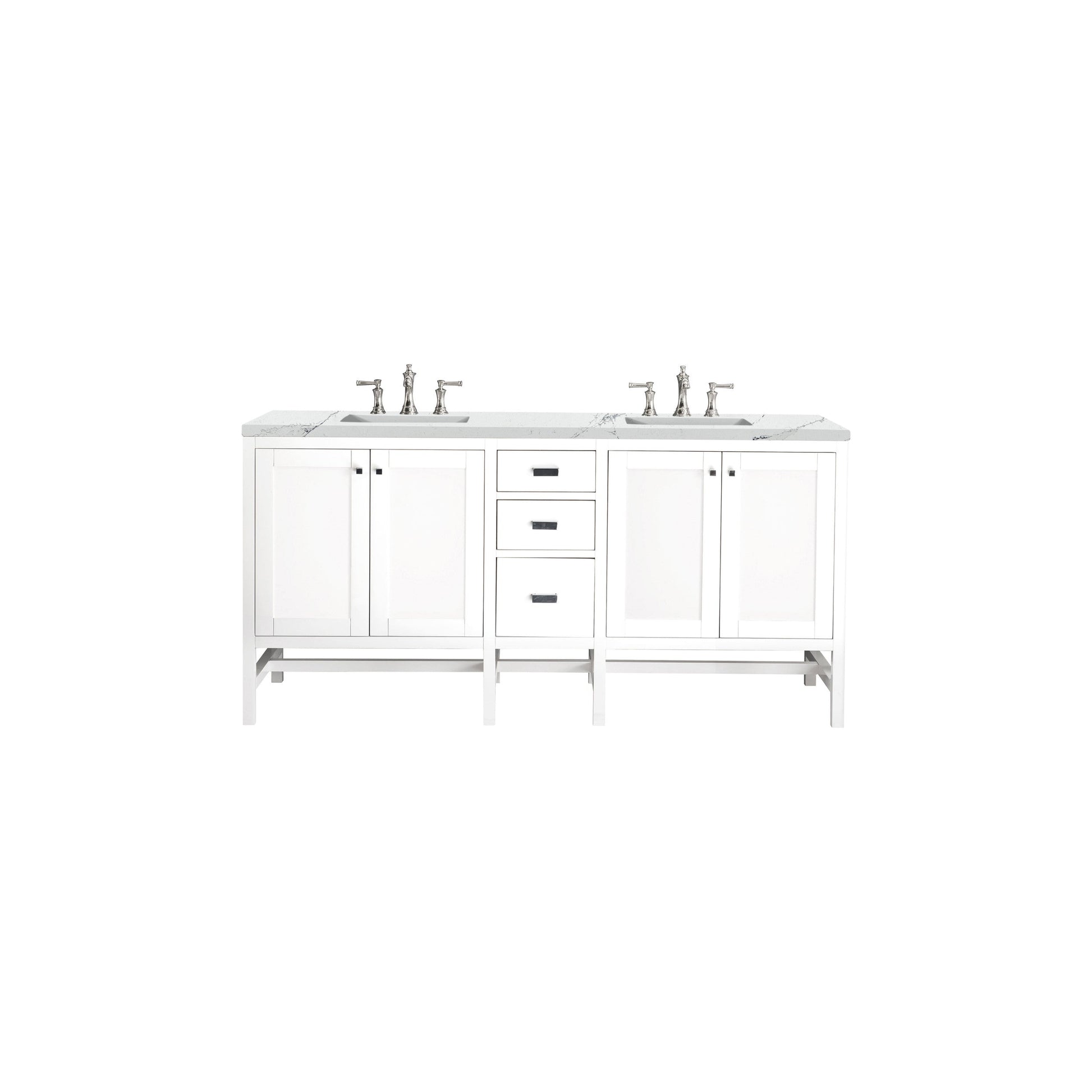 Glossy White / Ethereal Noctis - 3 Faucet Holes
