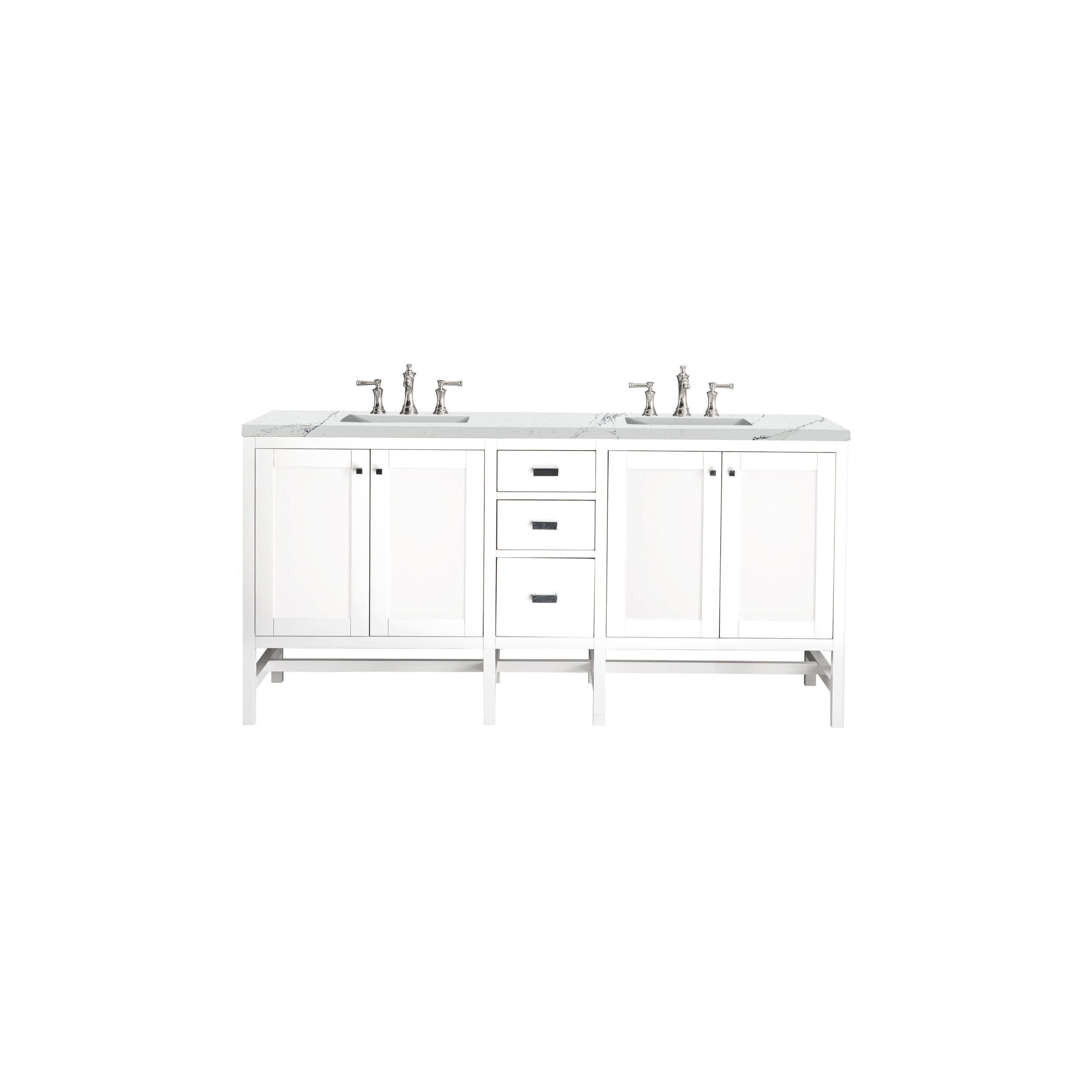 Glossy White / Ethereal Noctis - 3 Faucet Holes