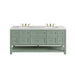 Smokey Celadon / Eternal Jasmine Pearl - 3 Faucet Holes