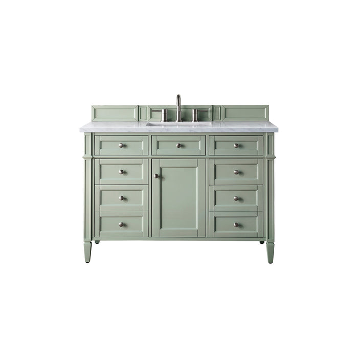 Sage Green / Carrara White - 3 Faucet Holes