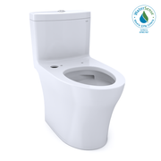 Toto Aquia IV One Piece Elongated Dual Flush 1.28 and 0.9 GPF Washlet+ and Auto Flush Ready Toilet with Cefiontect