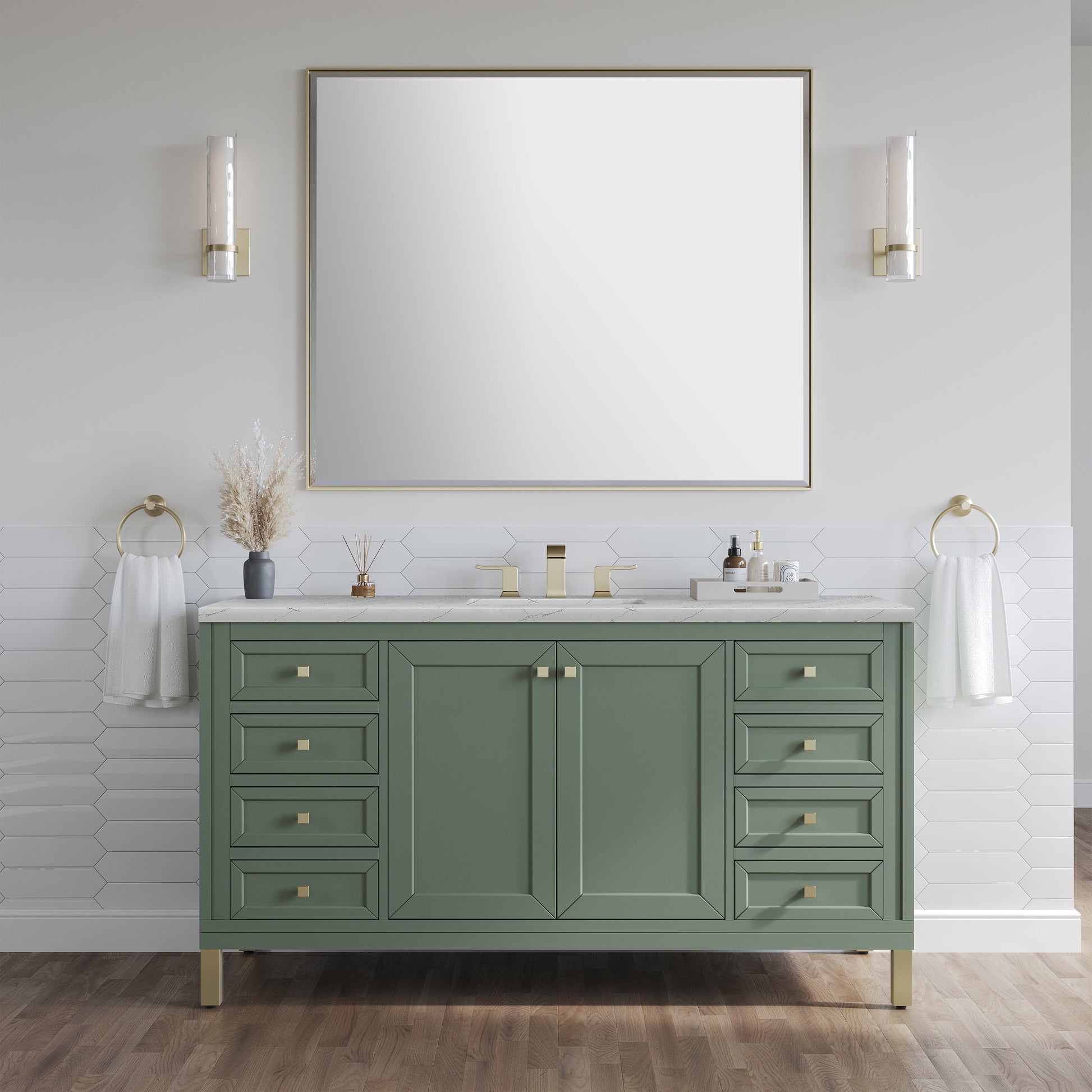 Smokey Celadon / Ethereal Noctis - 3 Faucet Holes