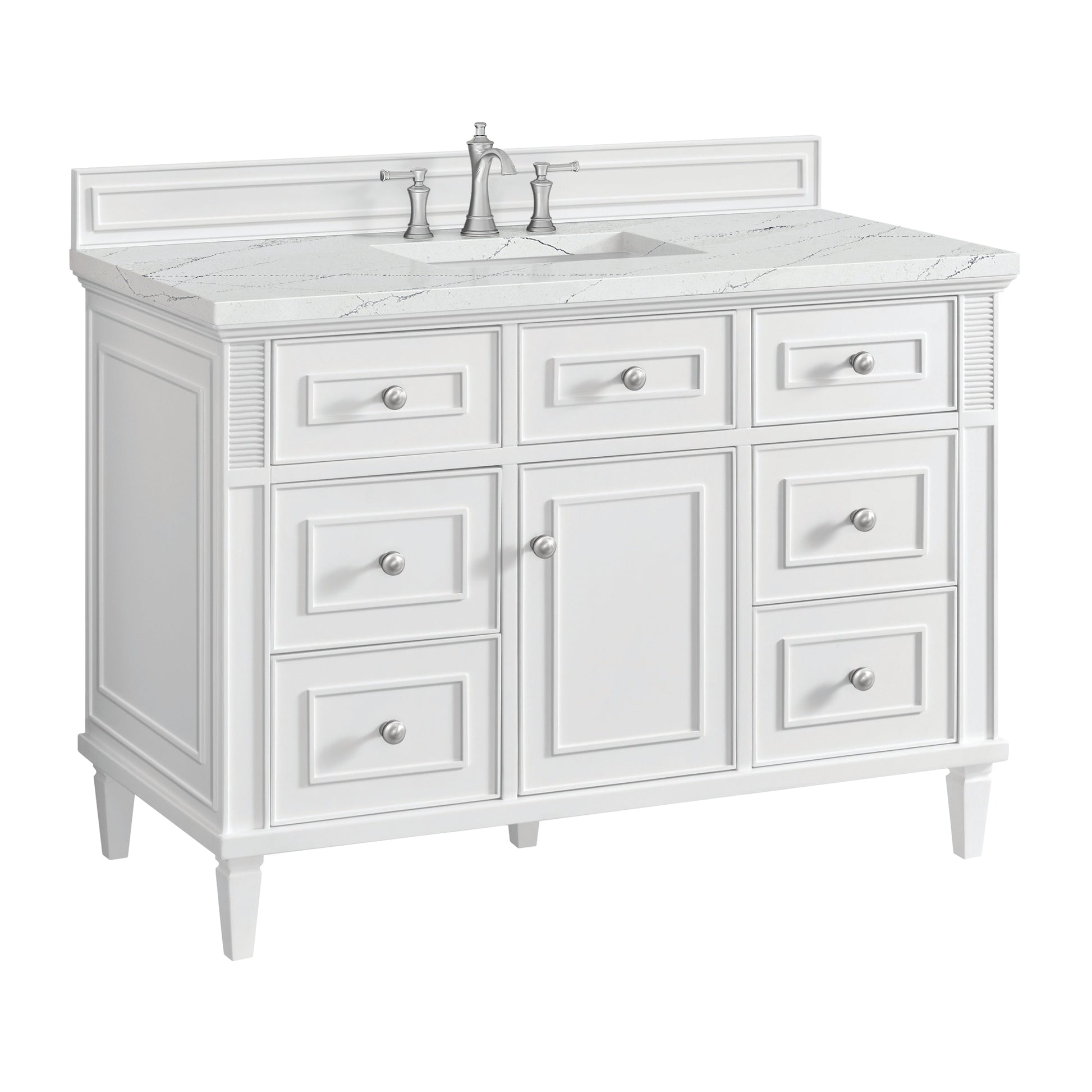 Bright White / Ethereal Noctis - 3 Faucet Holes
