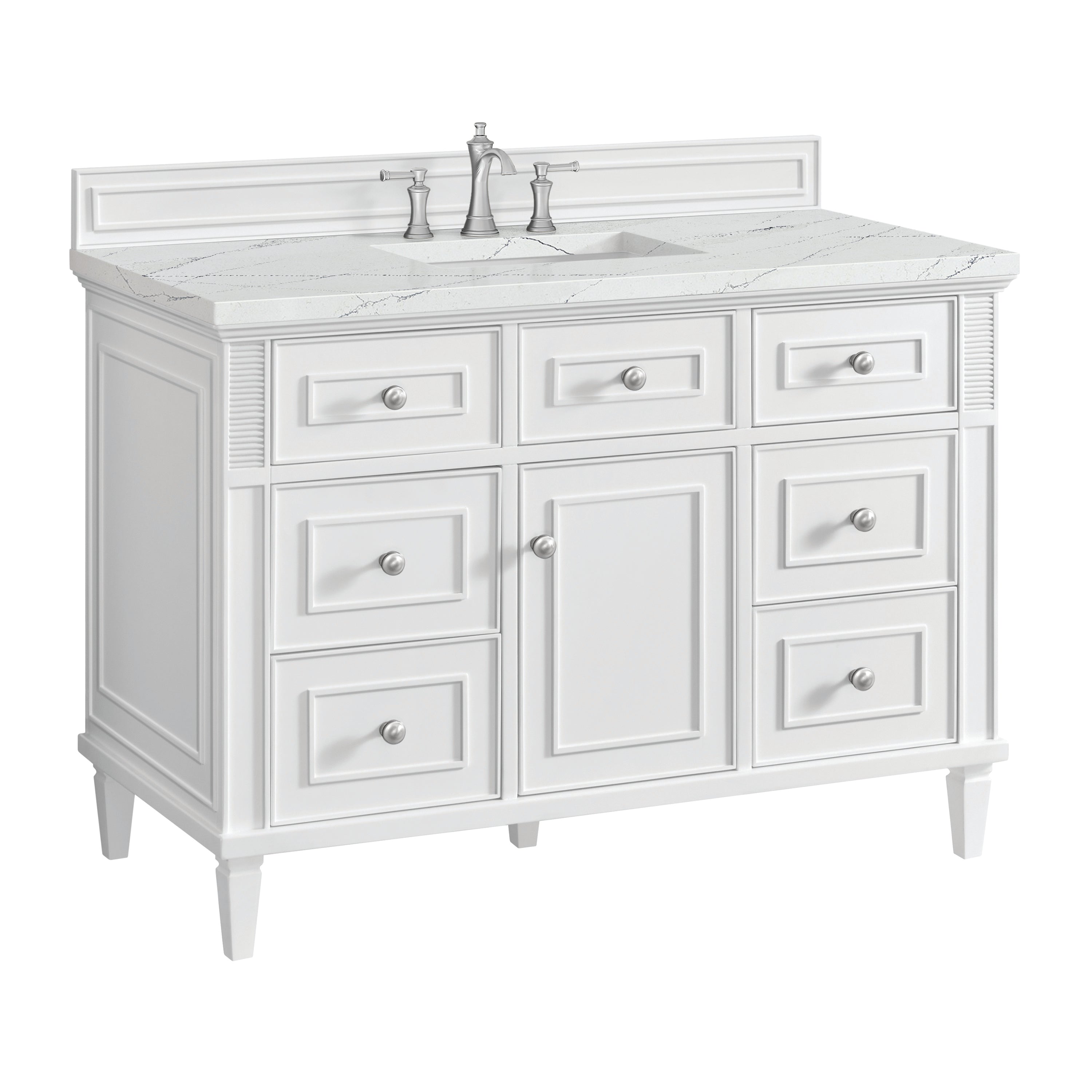 Bright White / Ethereal Noctis - 3 Faucet Holes