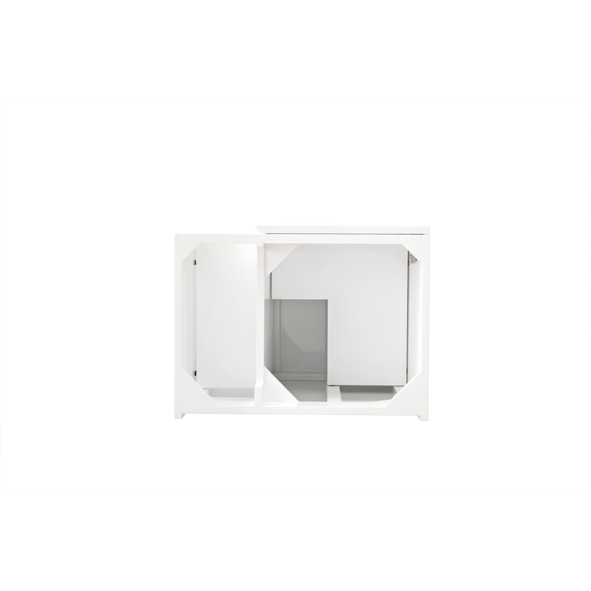 Glossy White / No Countertop