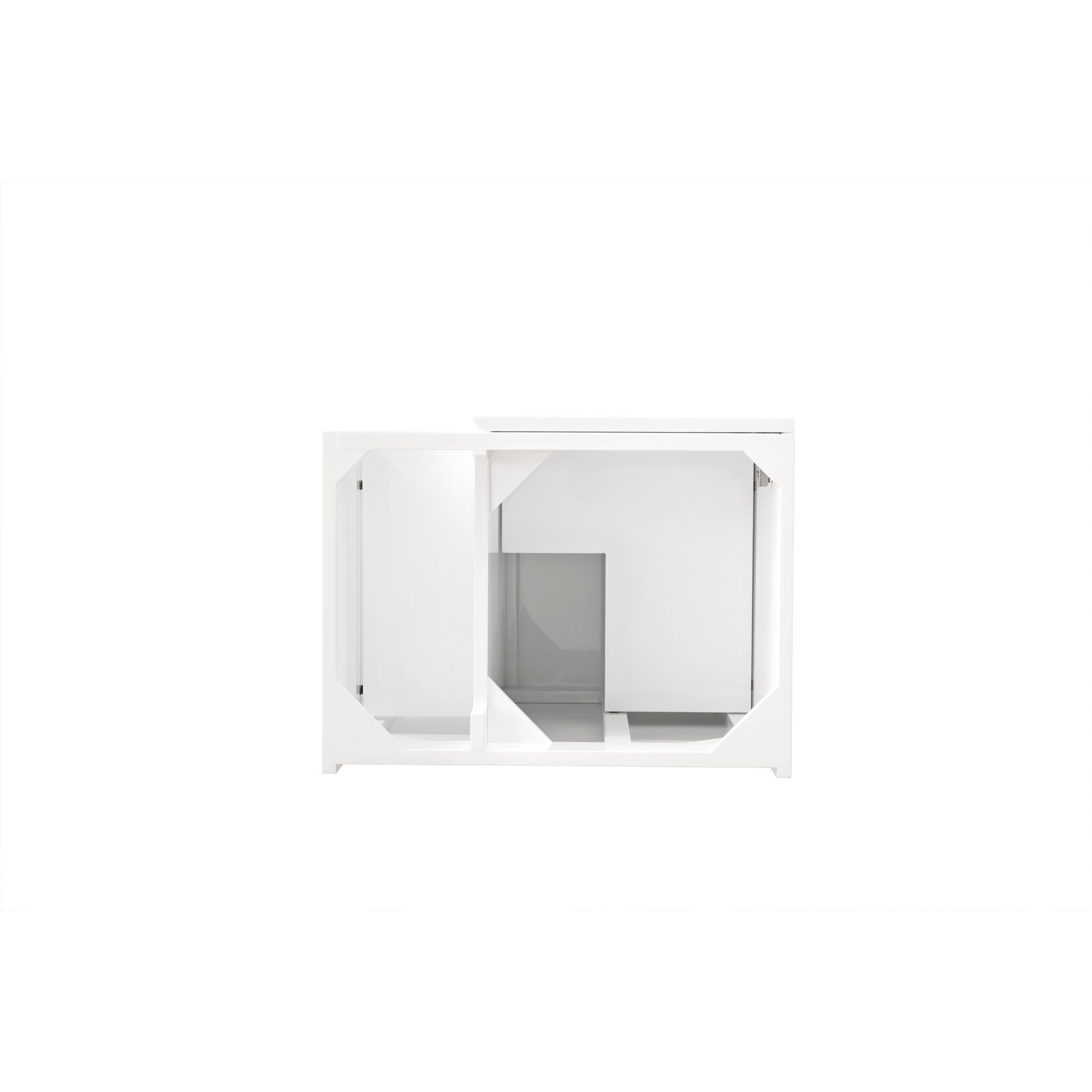 Glossy White / No Countertop
