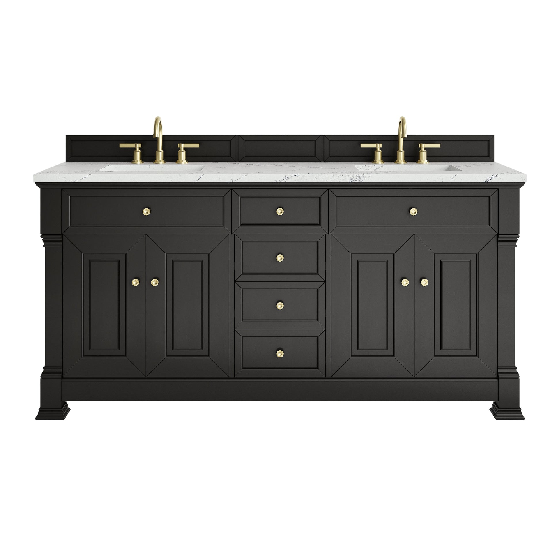 Black Onyx / Ethereal Noctis - 3 Faucet Holes