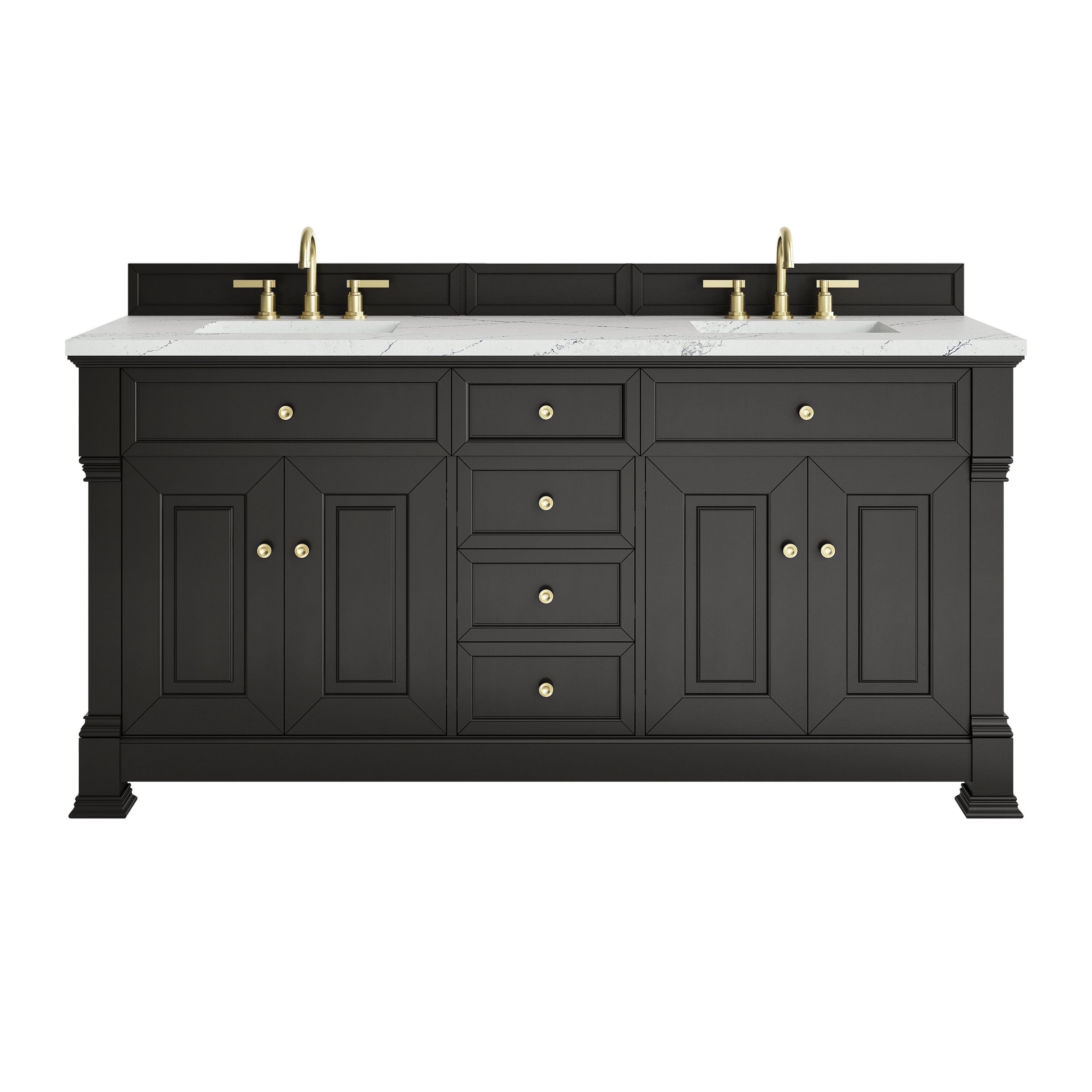 Black Onyx / Ethereal Noctis - 3 Faucet Holes