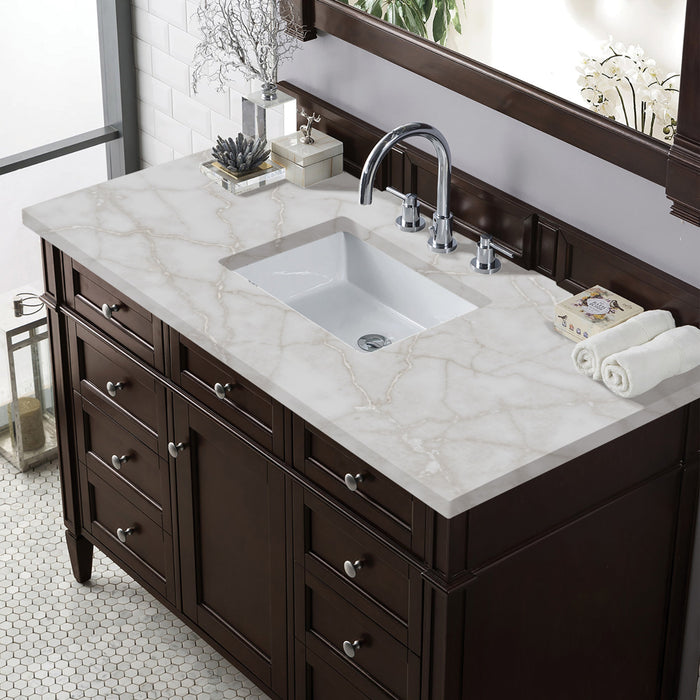 Burnished Mahogany / Victorian Silver - 3 Faucet Holes