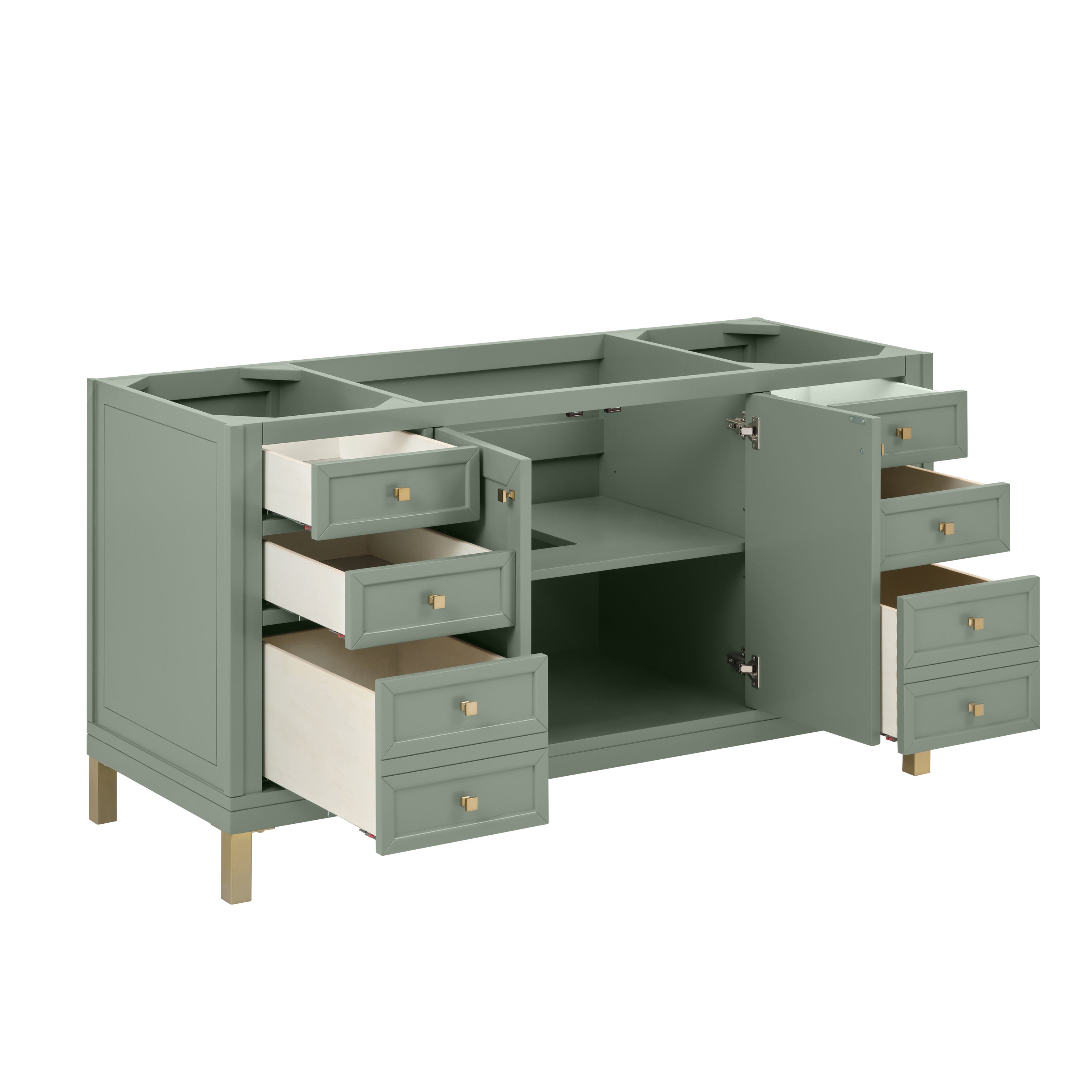 Smokey Celadon / Victorian Silver - 3 Faucet Holes