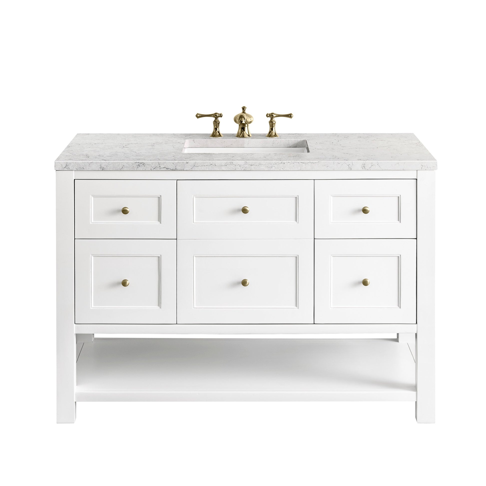 Bright White / Eternal Jasmine Pearl - 3 Faucet Holes