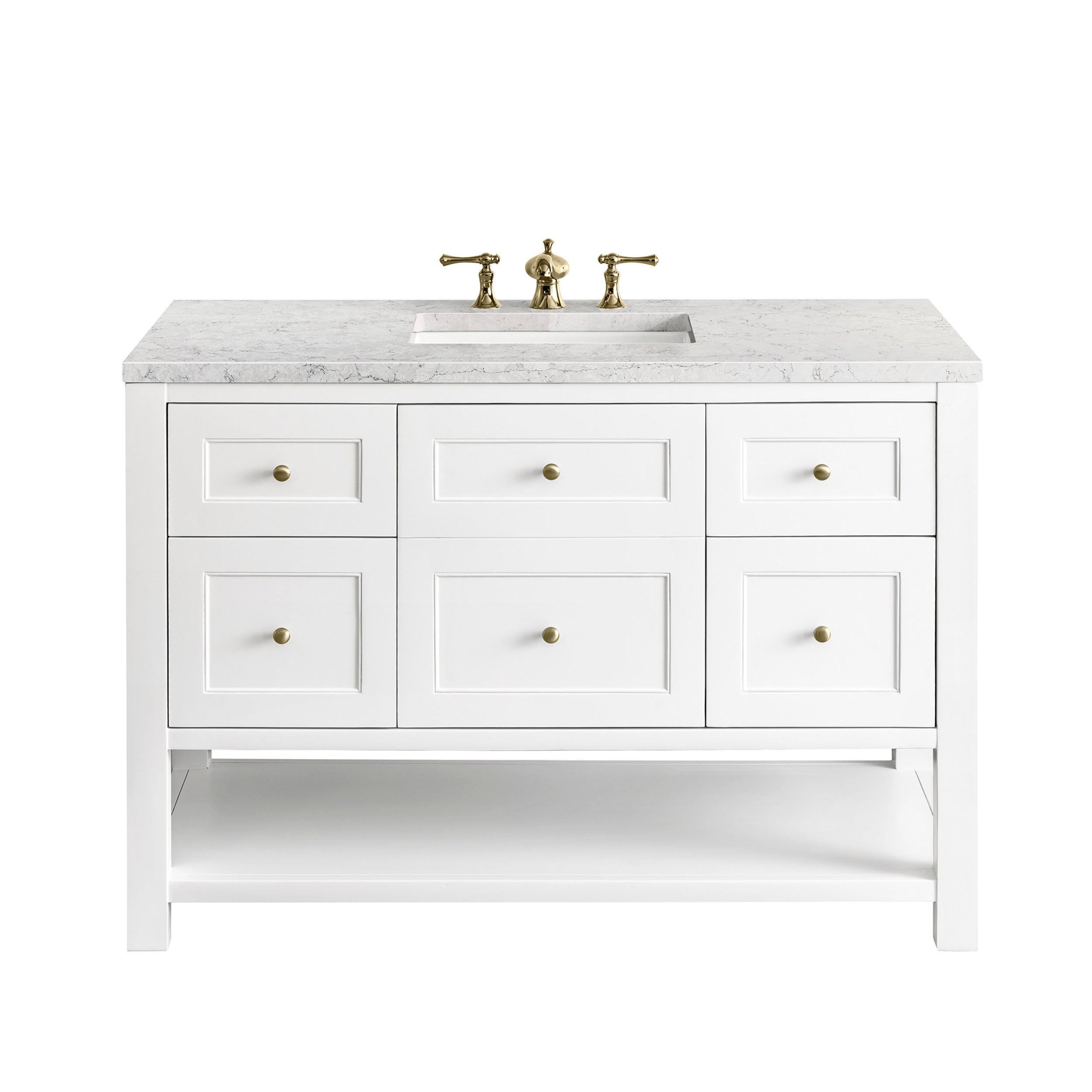 Bright White / Eternal Jasmine Pearl - 3 Faucet Holes