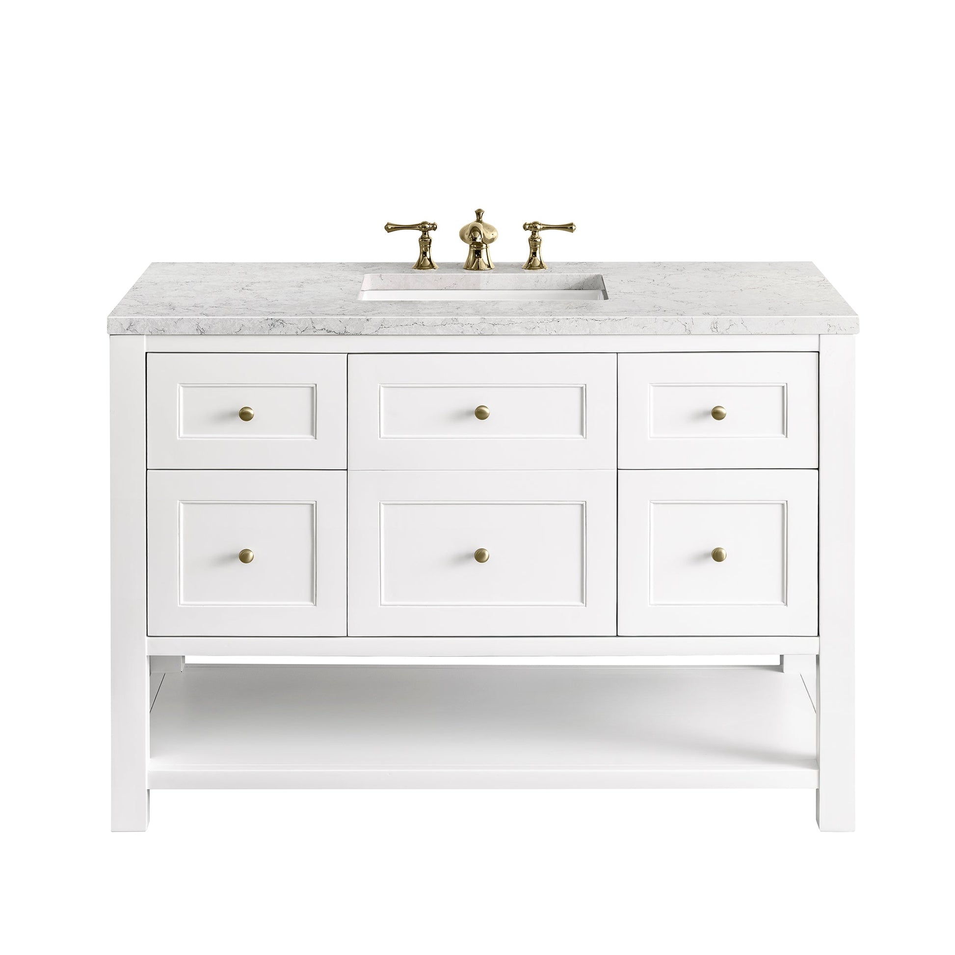 Bright White / Eternal Jasmine Pearl - 3 Faucet Holes