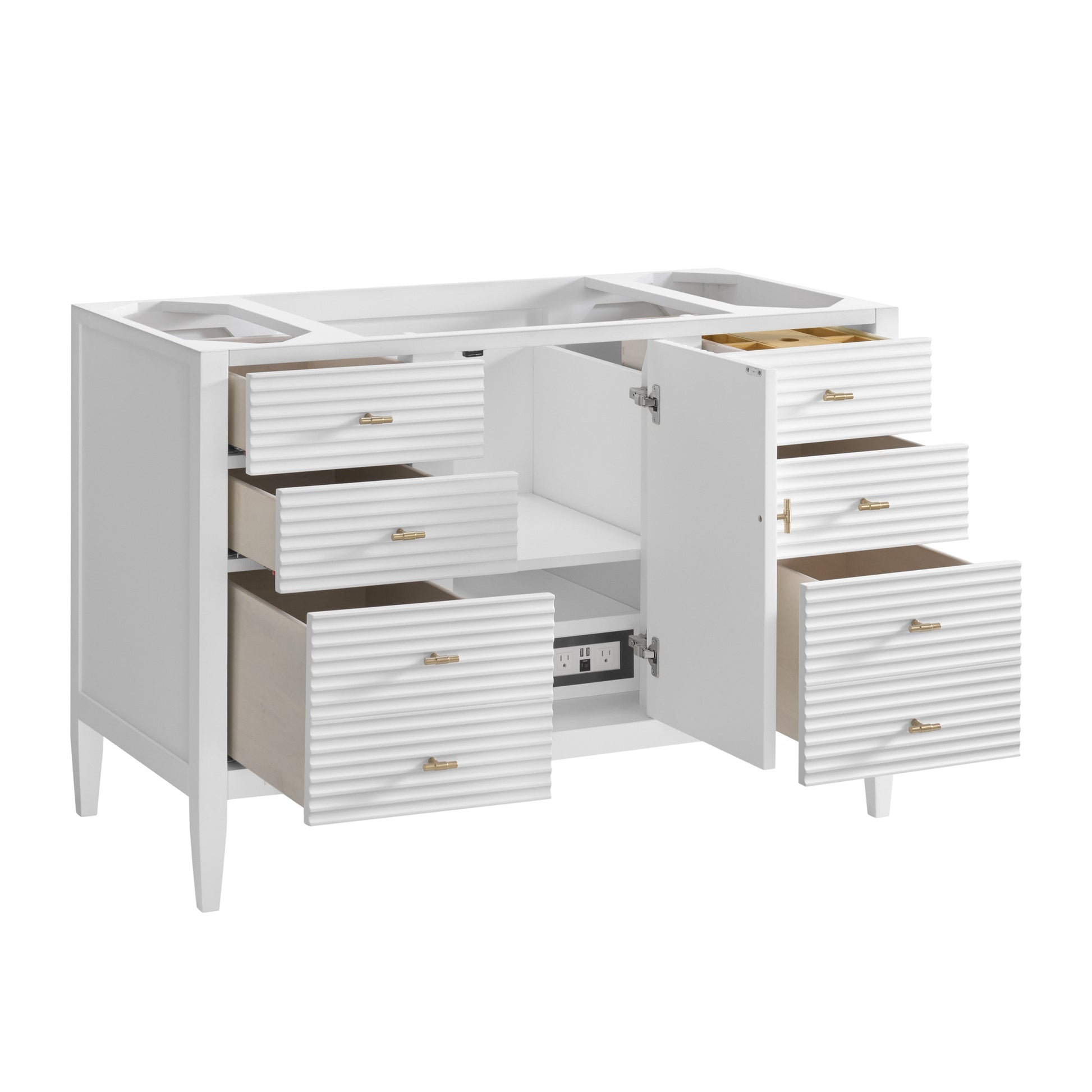 Bright White / No Countertop