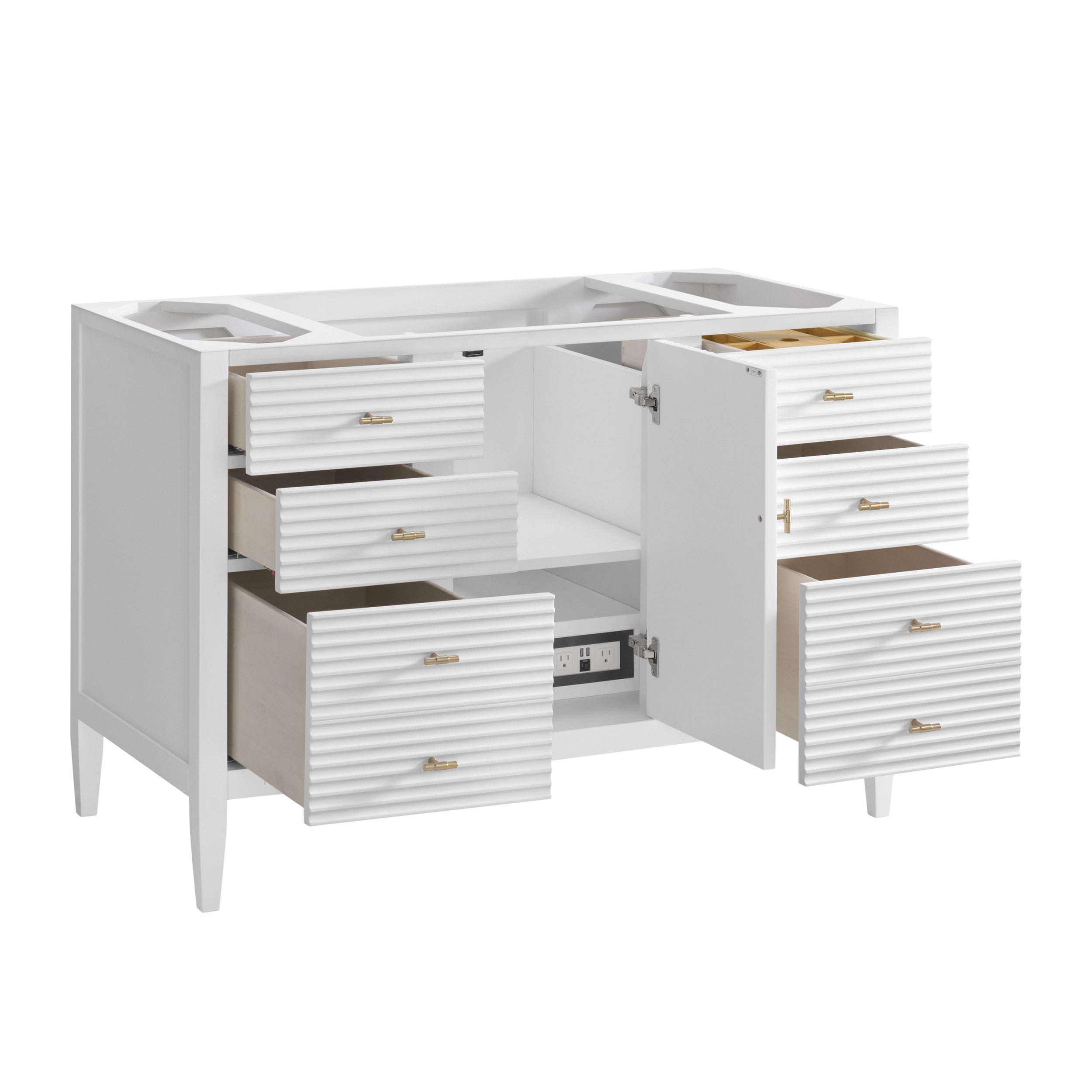 Bright White / No Countertop