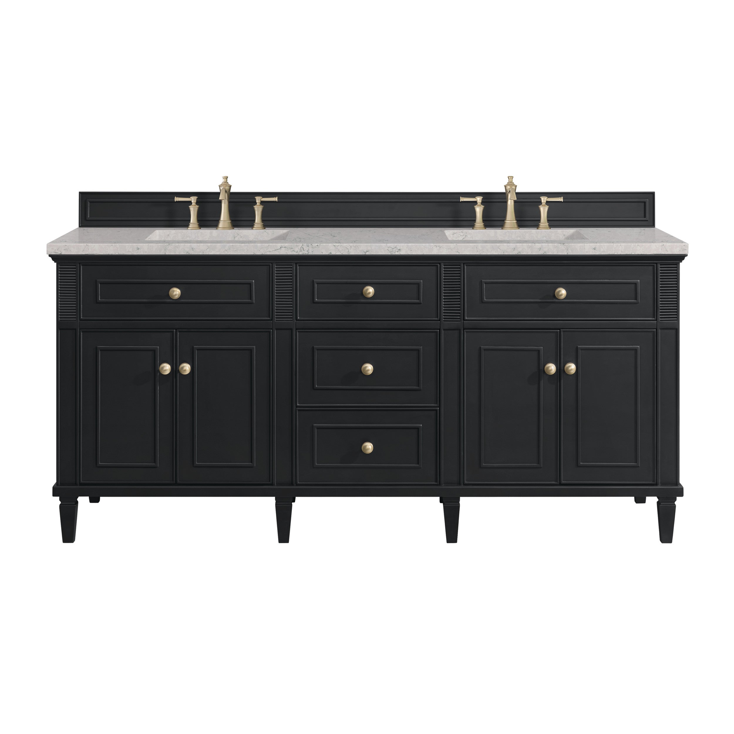 Black Onyx / Eternal Jasmine Pearl - 3 Faucet Holes
