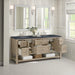 Whitewashed Oak / Charcoal Soapstone - 3 Faucet Holes