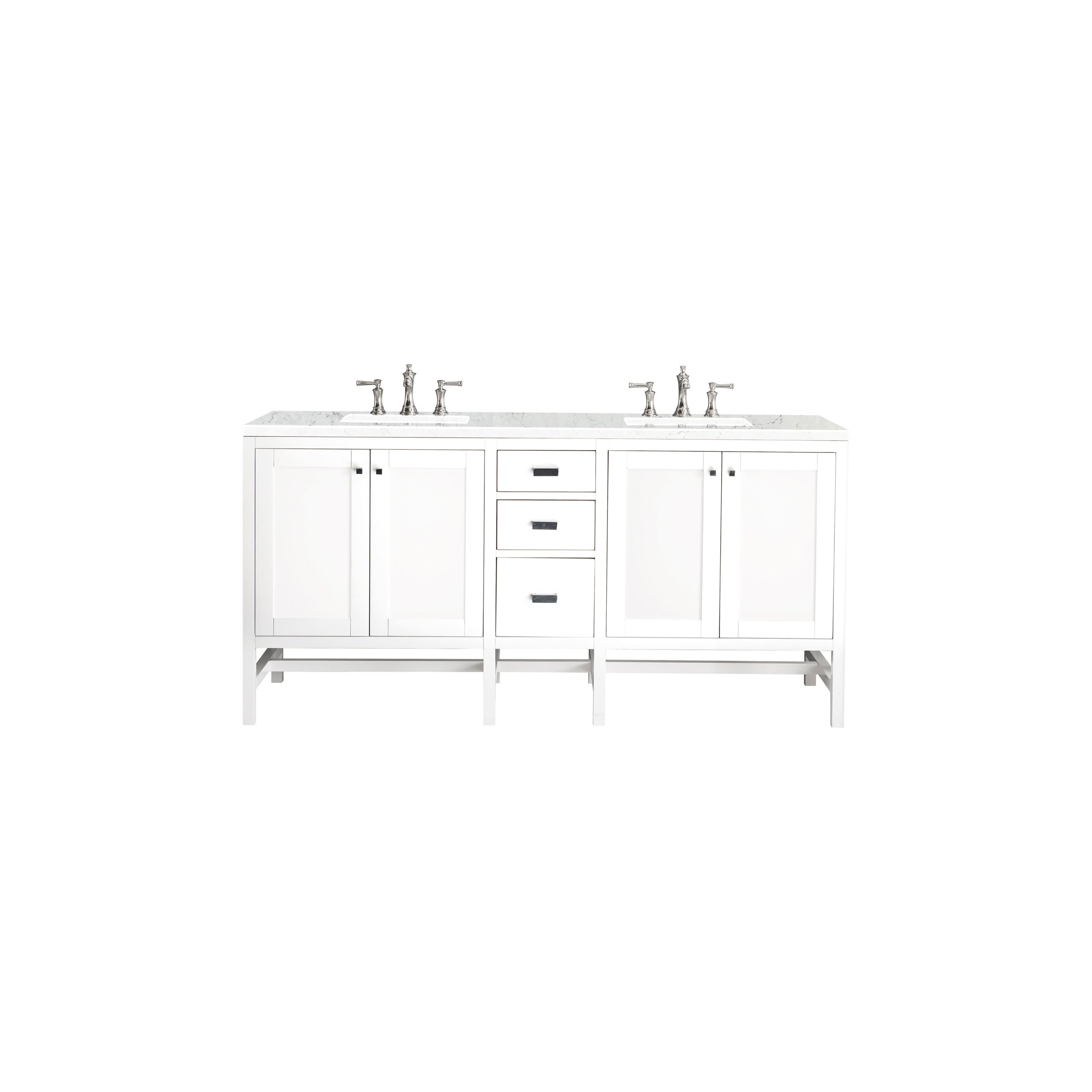 Glossy White / Eternal Jasmine Pearl - 3 Faucet Holes