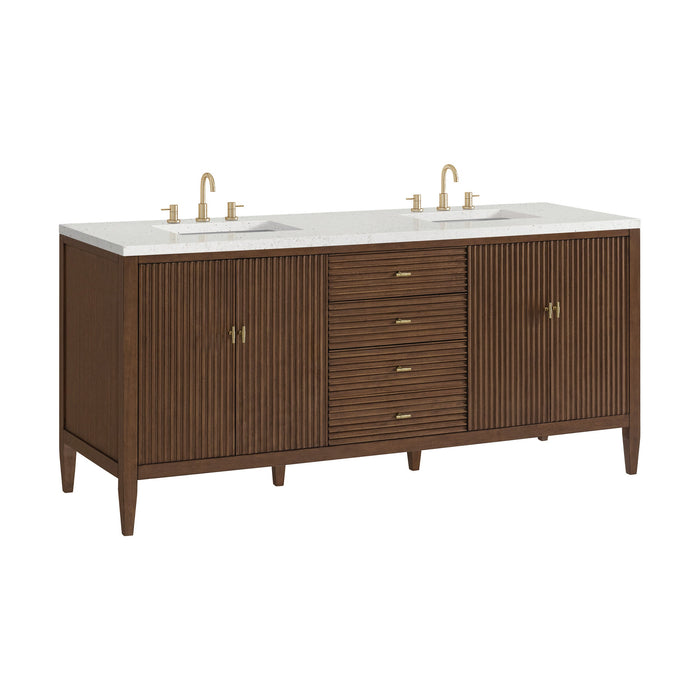 Mid-Century Walnut / Lime Delight - 3 Faucet Holes