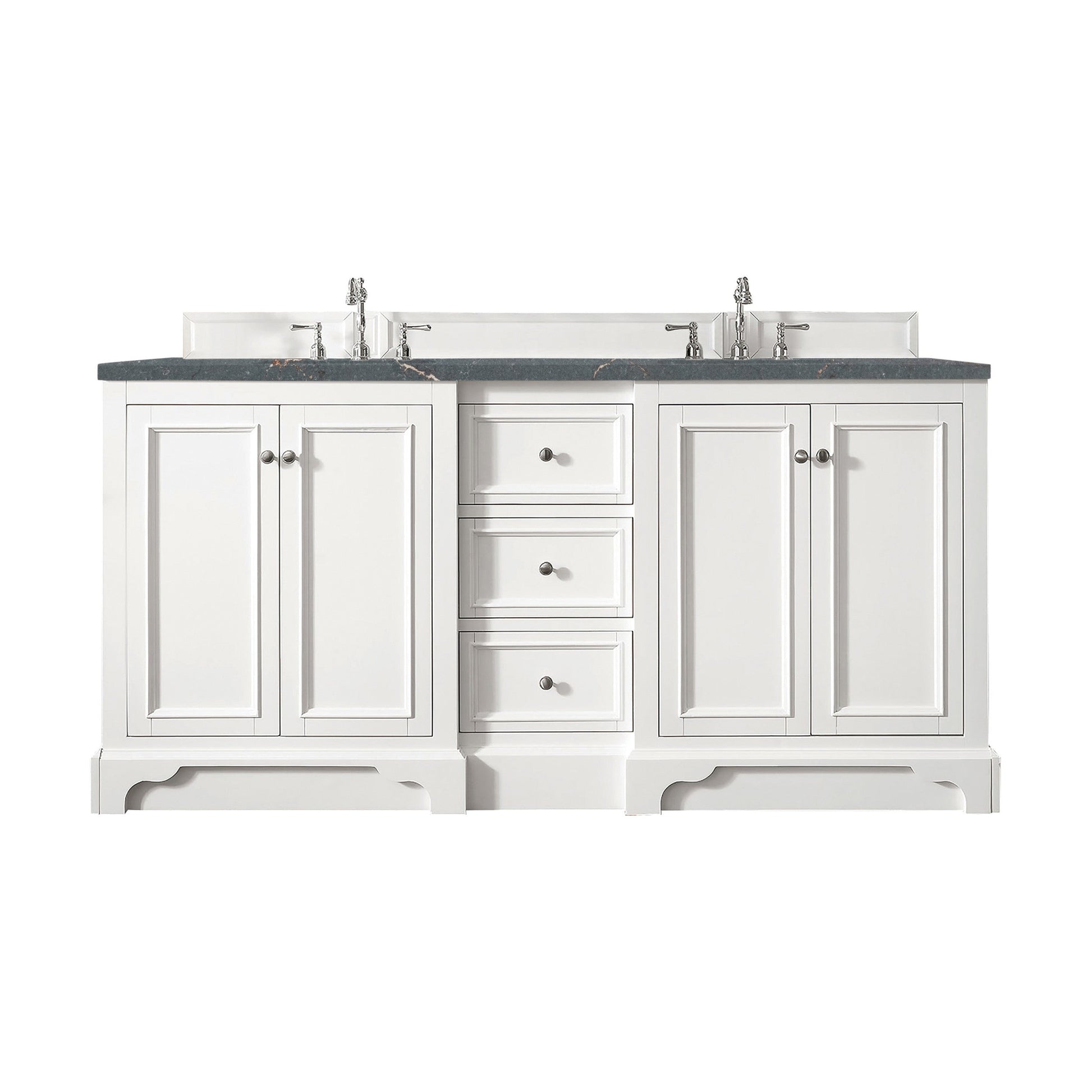 Bright White / Parisien Bleu - 3 Faucet Holes