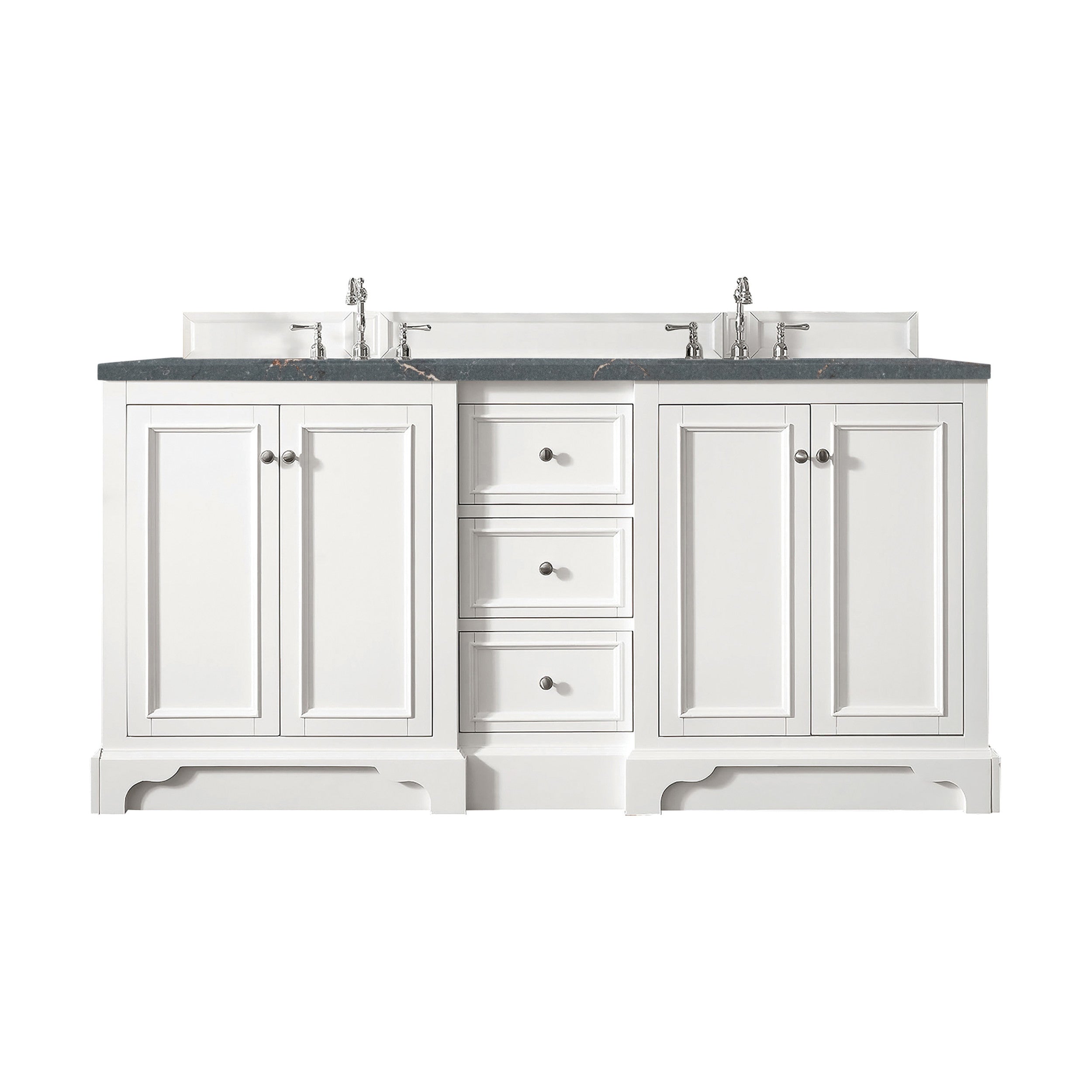 Bright White / Parisien Bleu - 3 Faucet Holes