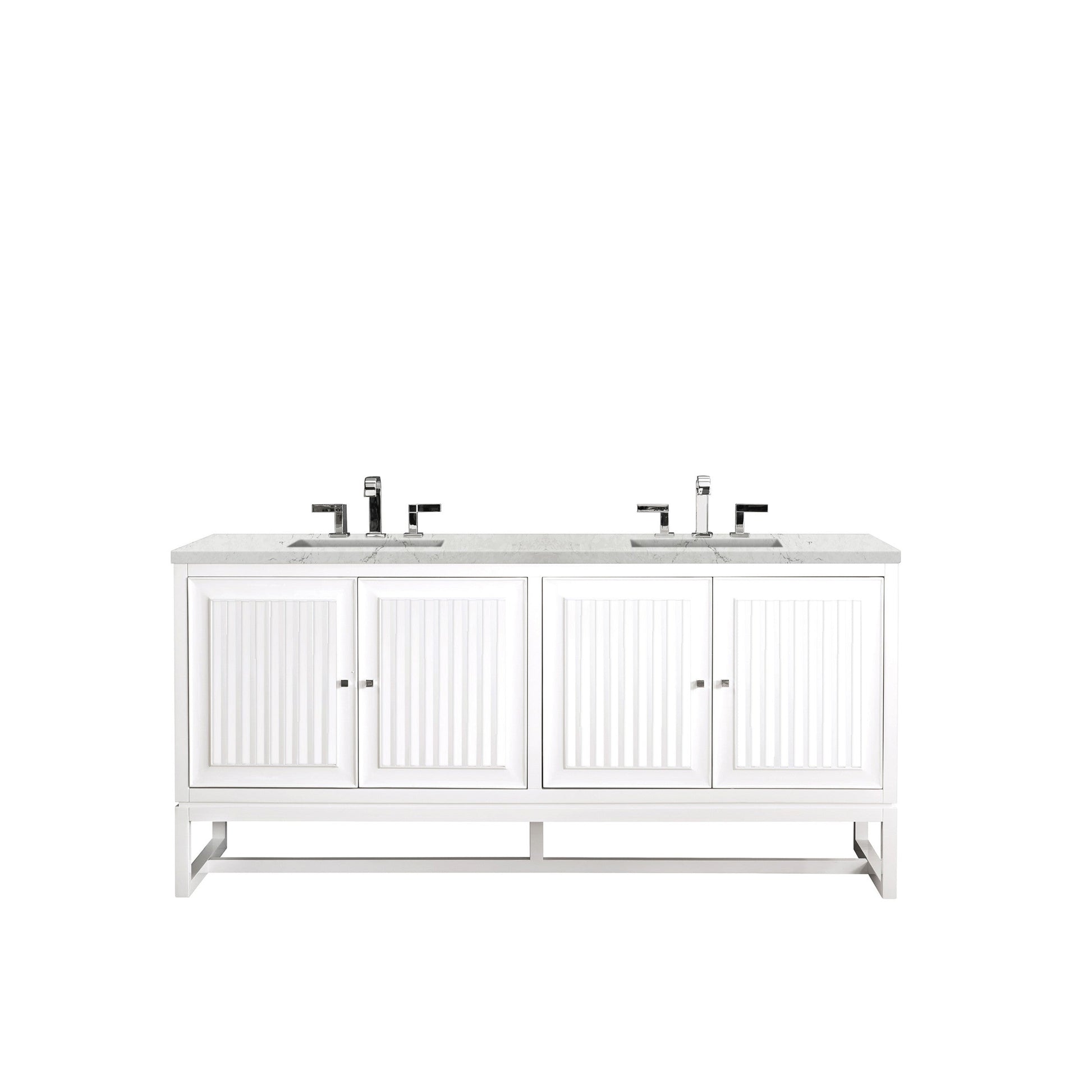 Glossy White / Eternal Jasmine Pearl - 3 Faucet Holes