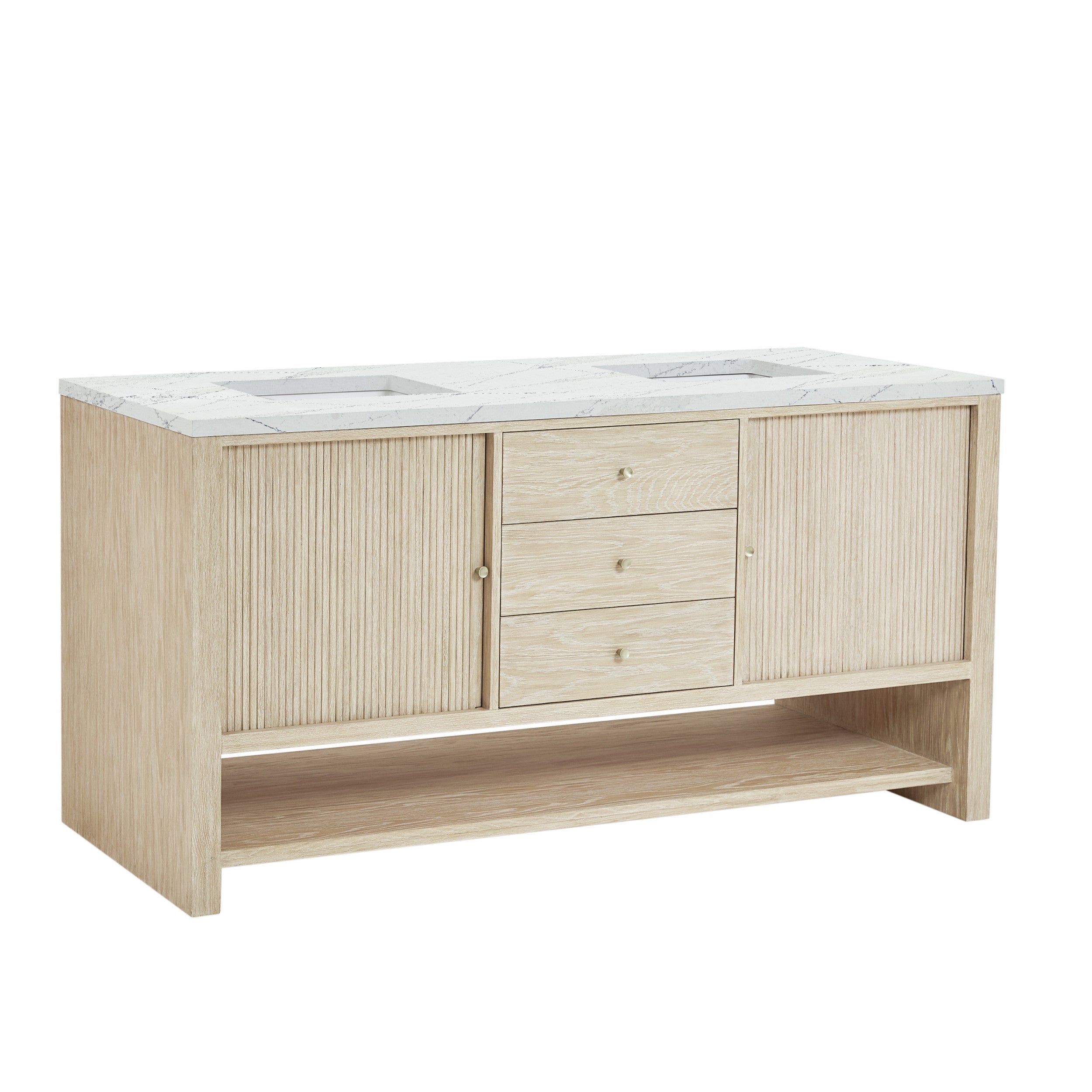 Sunwashed Oak / Ethereal Noctis - 3 Faucet Holes